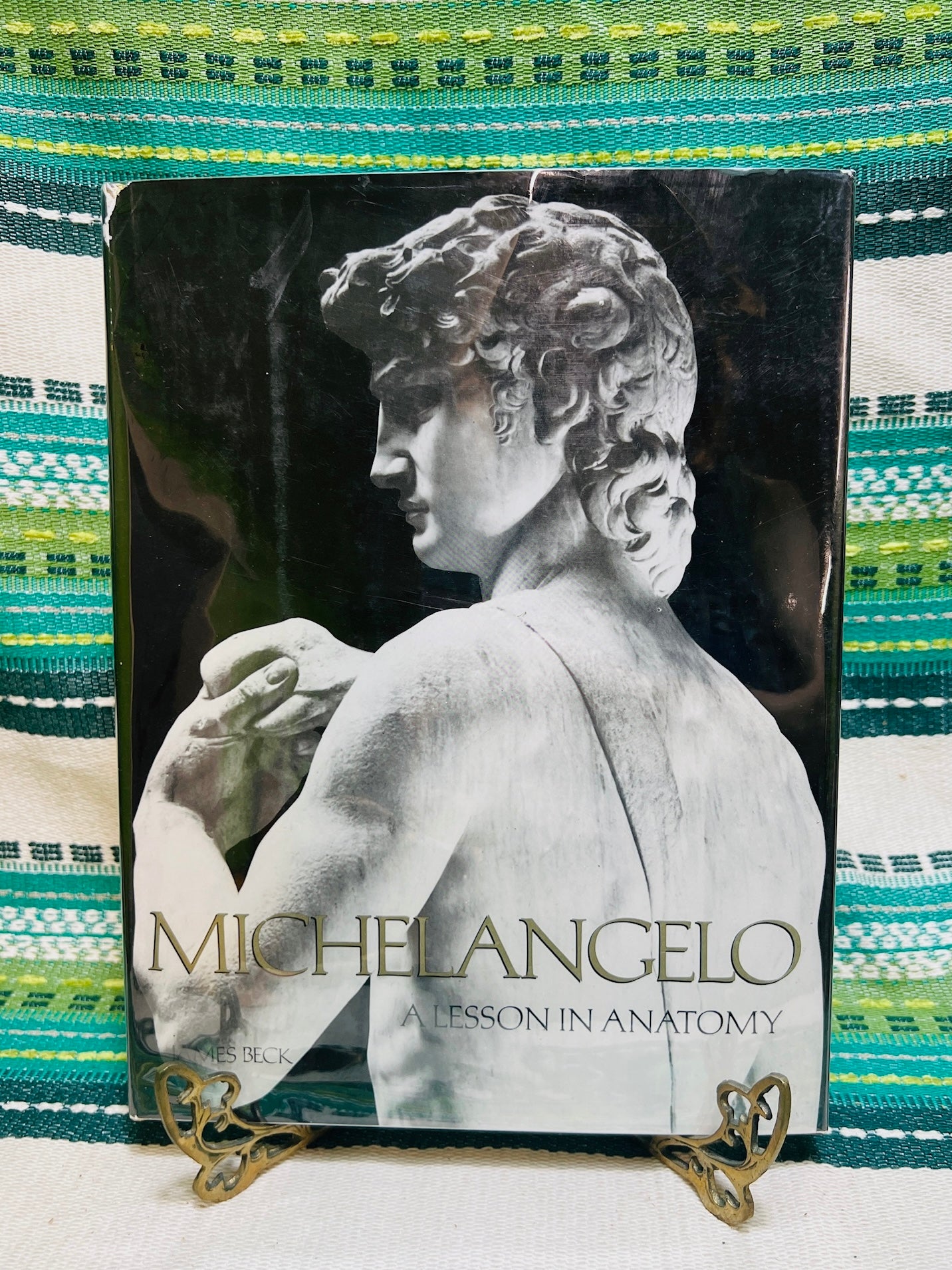 Vintage Michelangelo: A Lesson In Anatomy Hardcover Book