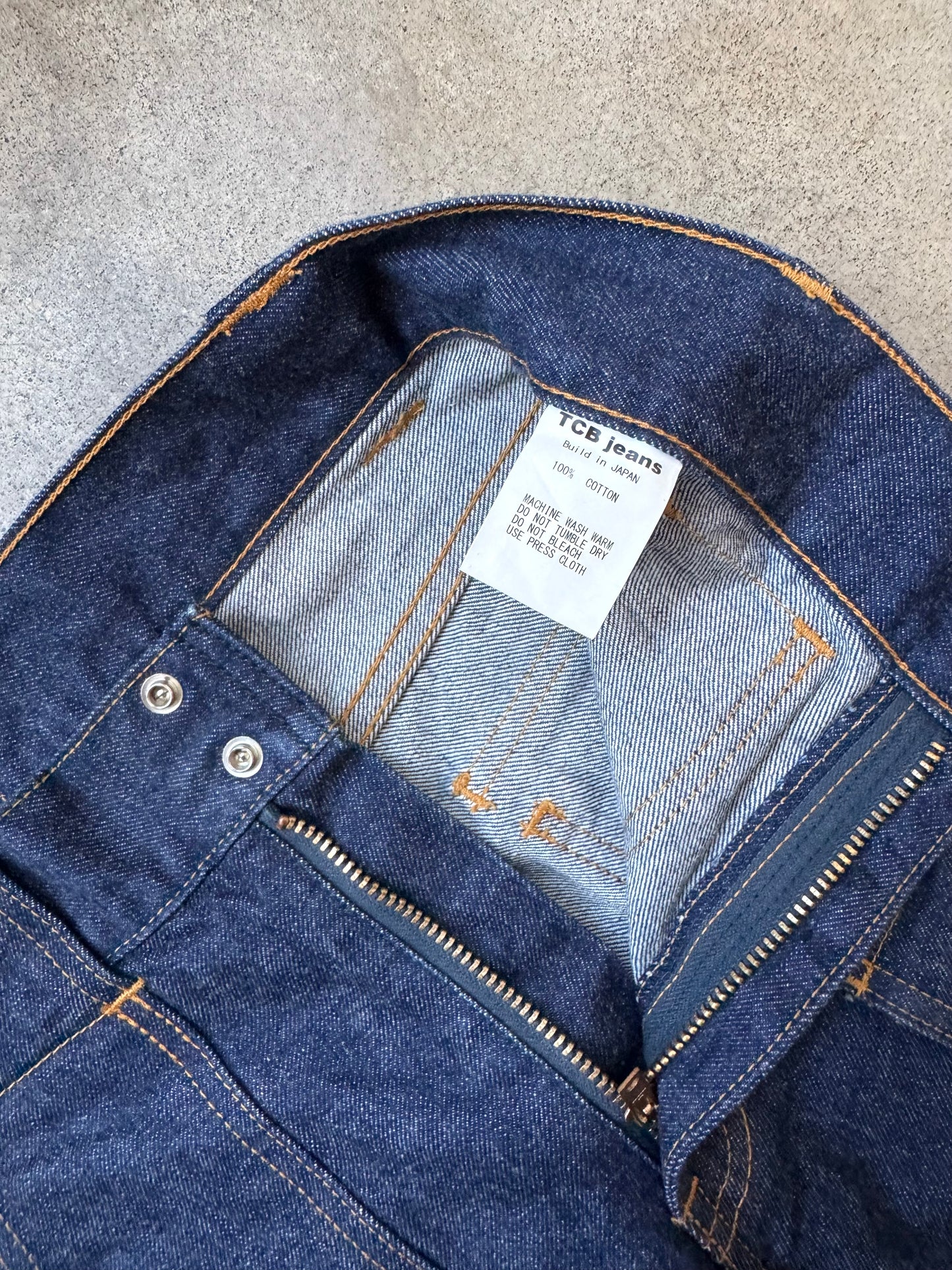 TCB Jeans Japanese Selvedge Denim Bush Pants | Waist 28”