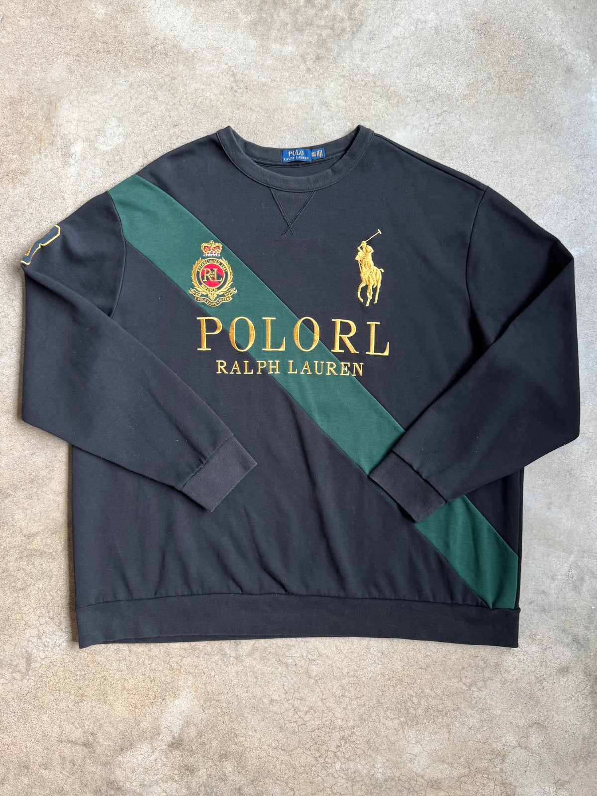 Polo Ralph Lauren Embroidered Crewneck Sweatshirt | 3XLT