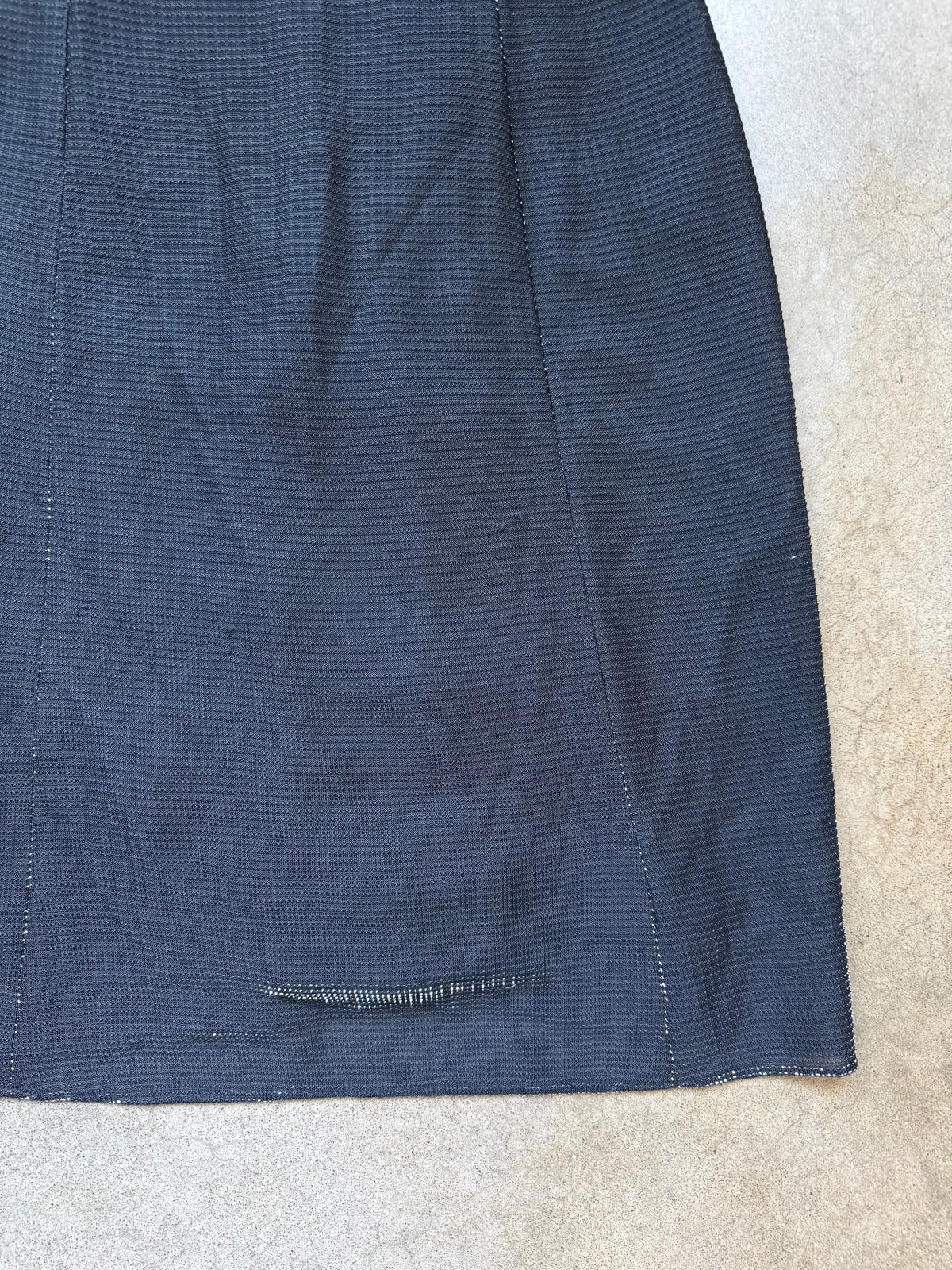 Vintage 1990s Reggio Black Metallic Knit Strappy Halter Dress | Medium