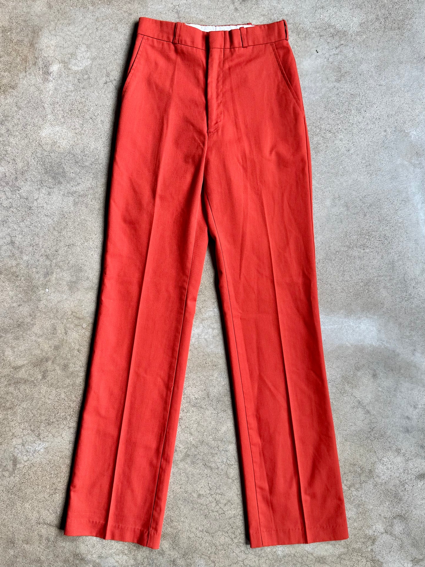 Vintage 1970s Gap Orange Trousers | Waist 25”