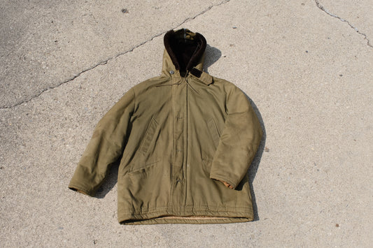 Vintage 40's-50's Military Parka | Distressed