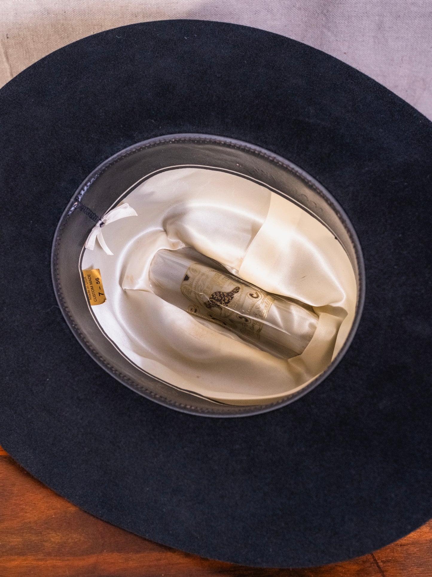 Vintage 1970s Black Western Beaver Cowboy Hat | 7