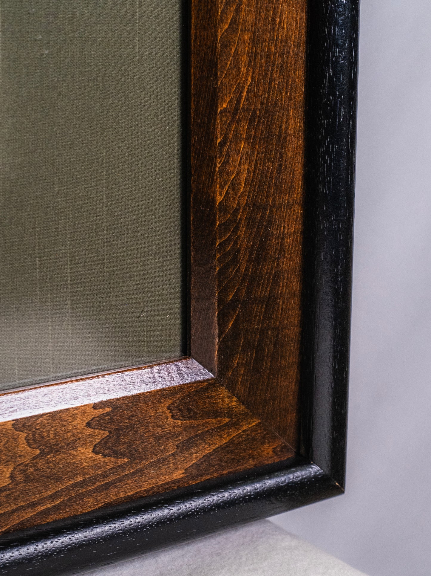 Framed "Man on Couch" Watercolor Artwork