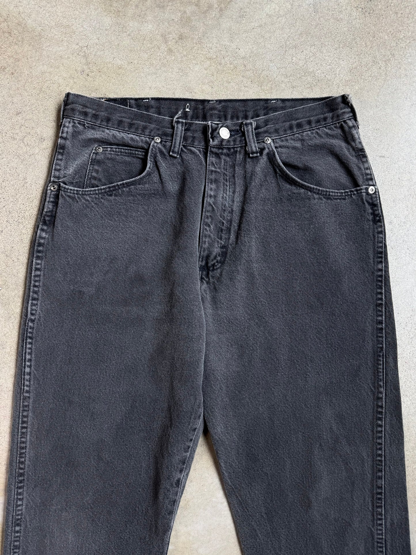 Vintage Wrangler Washed Black Jeans | Waist 32”
