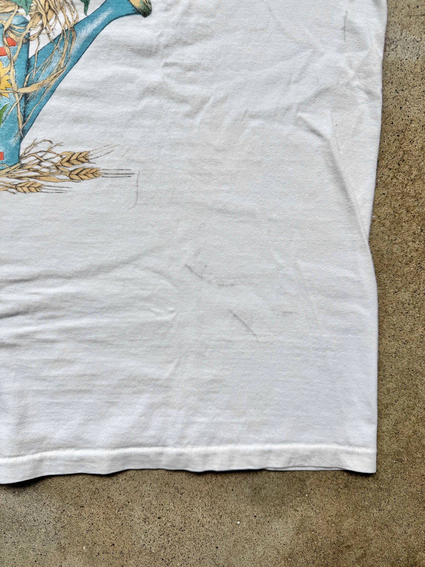 Vintage 1990s Cracker Barrel Sunflower Graphic Tee | Large