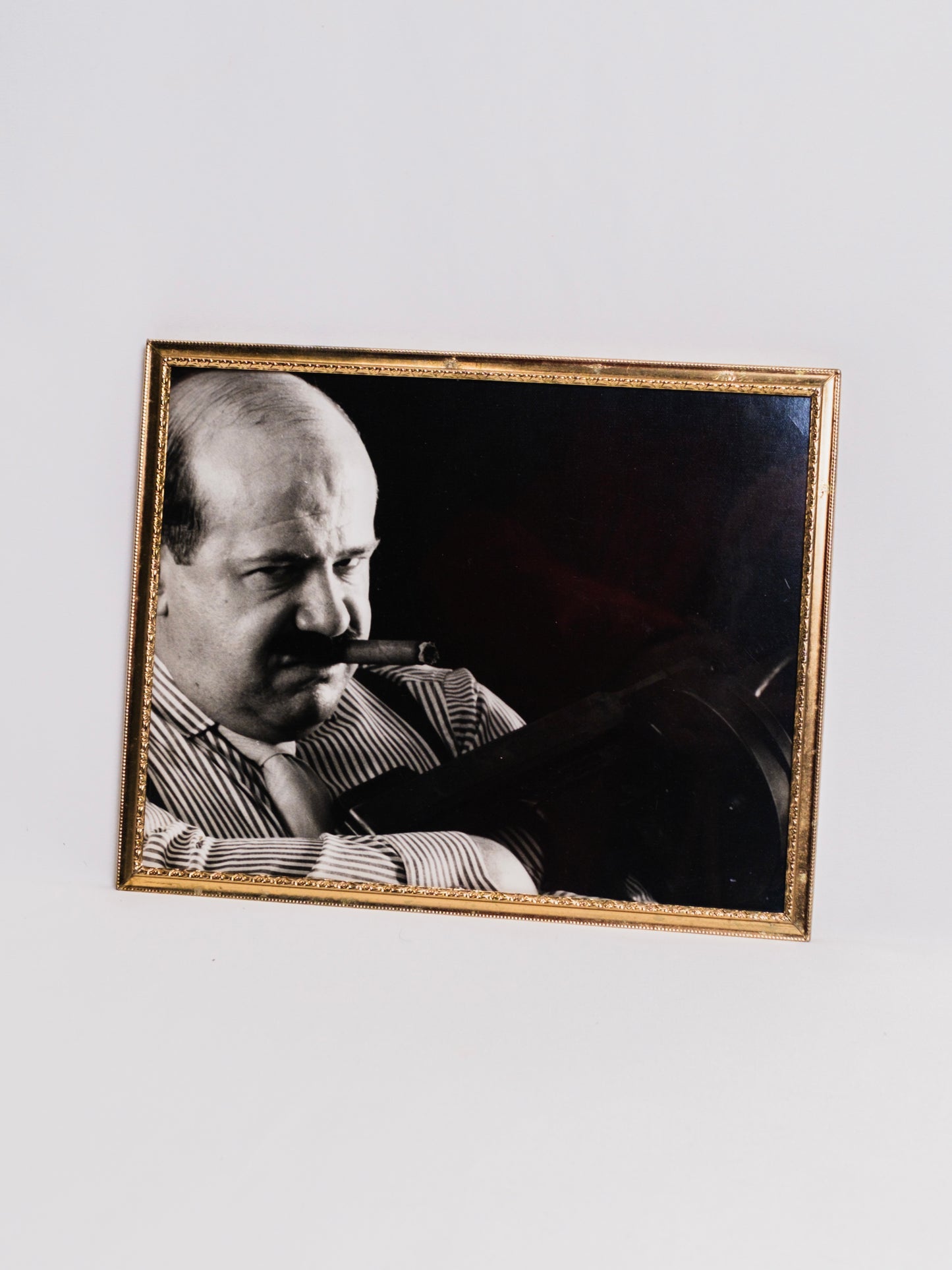 Vintage 1950s Gold Framed Original Movie Set "Gangster" Photograph