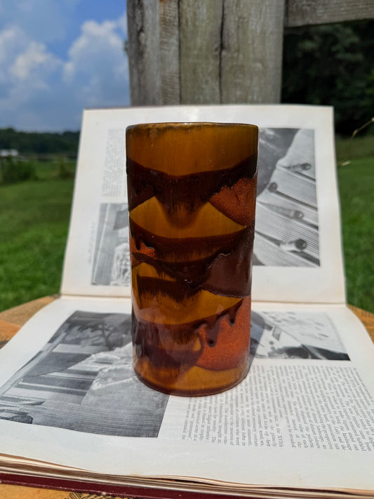 Vintage 1950s Haeger Ceramic Glazed Flower Vase