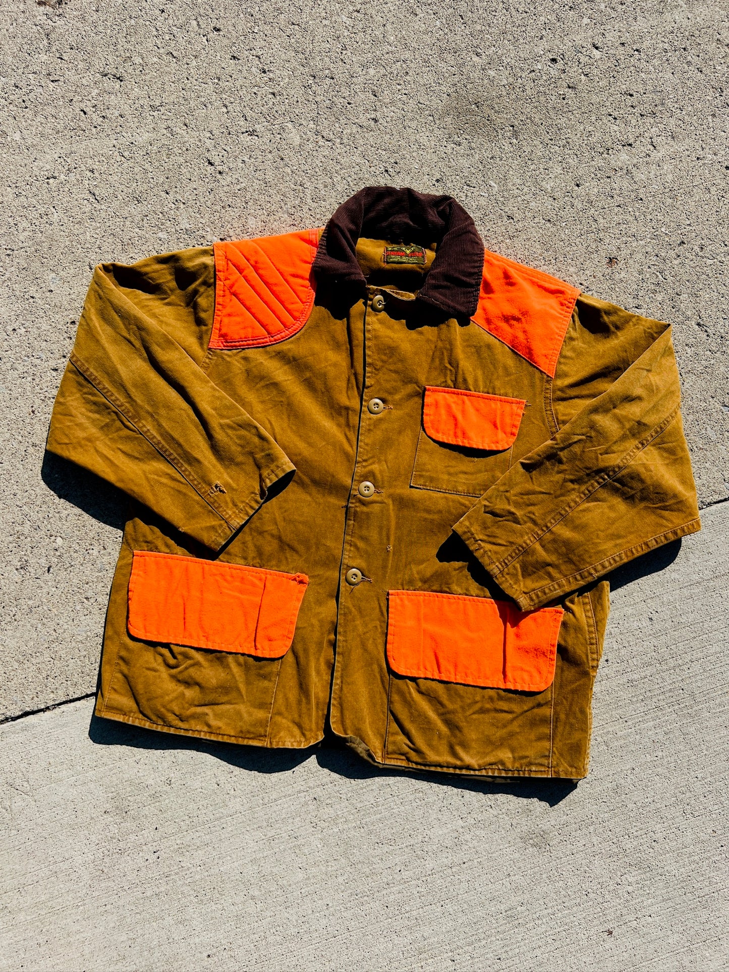 Vintage 1960s Stream & Field Canvas Hunting Jacket | XL