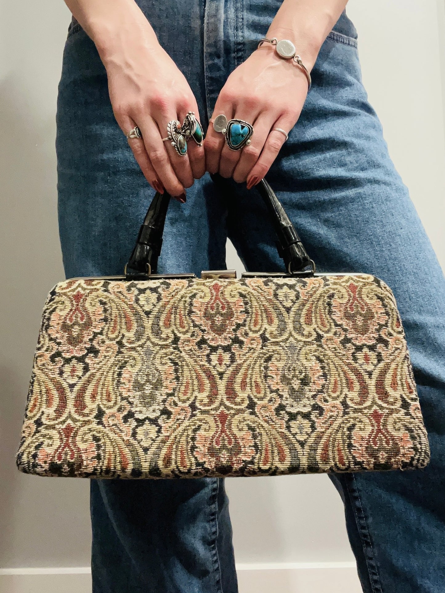 Vintage Tapestry Handbag