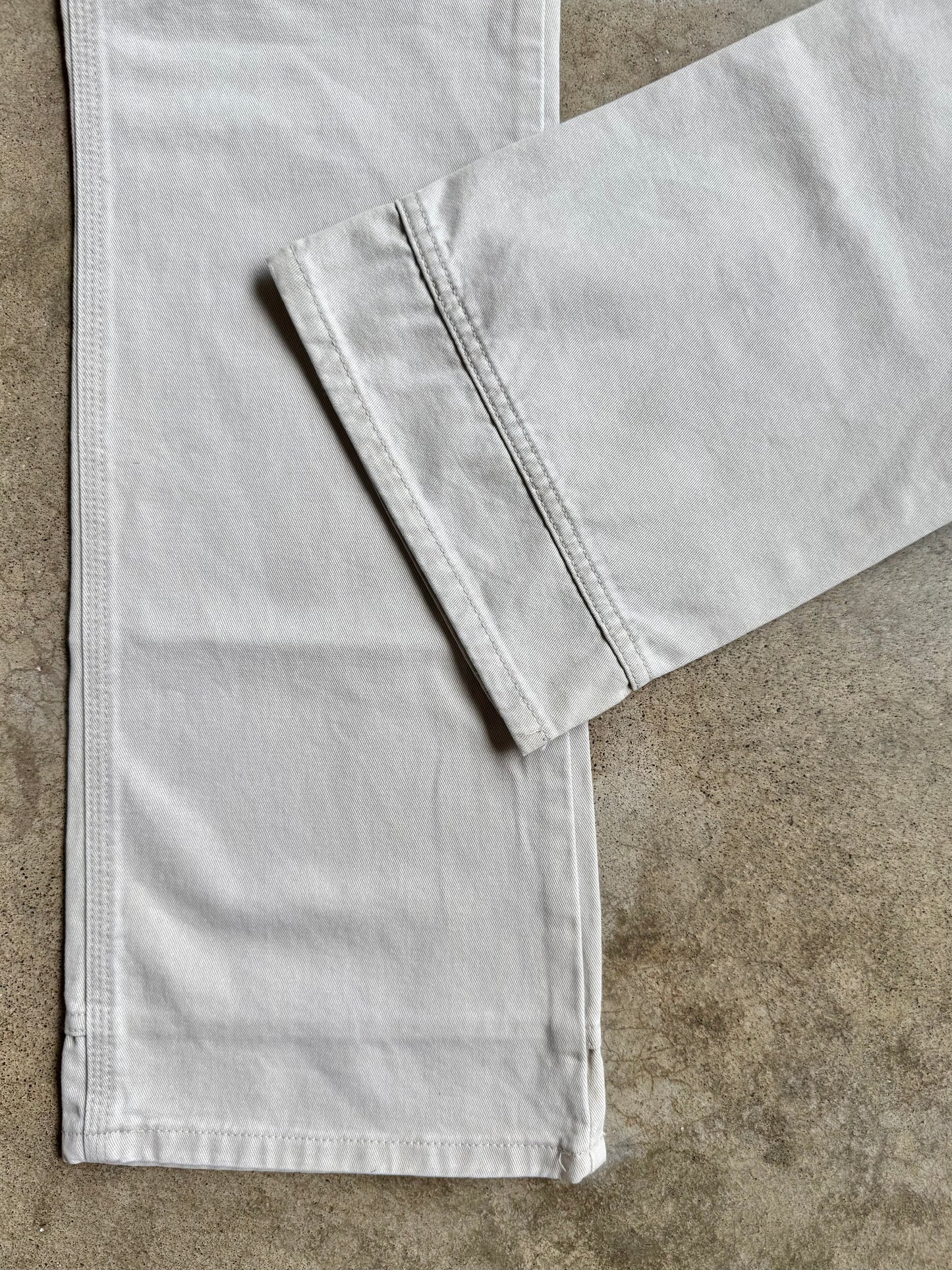 2000s L.E.I. Khaki Low-Rise Flared Pants | S/M