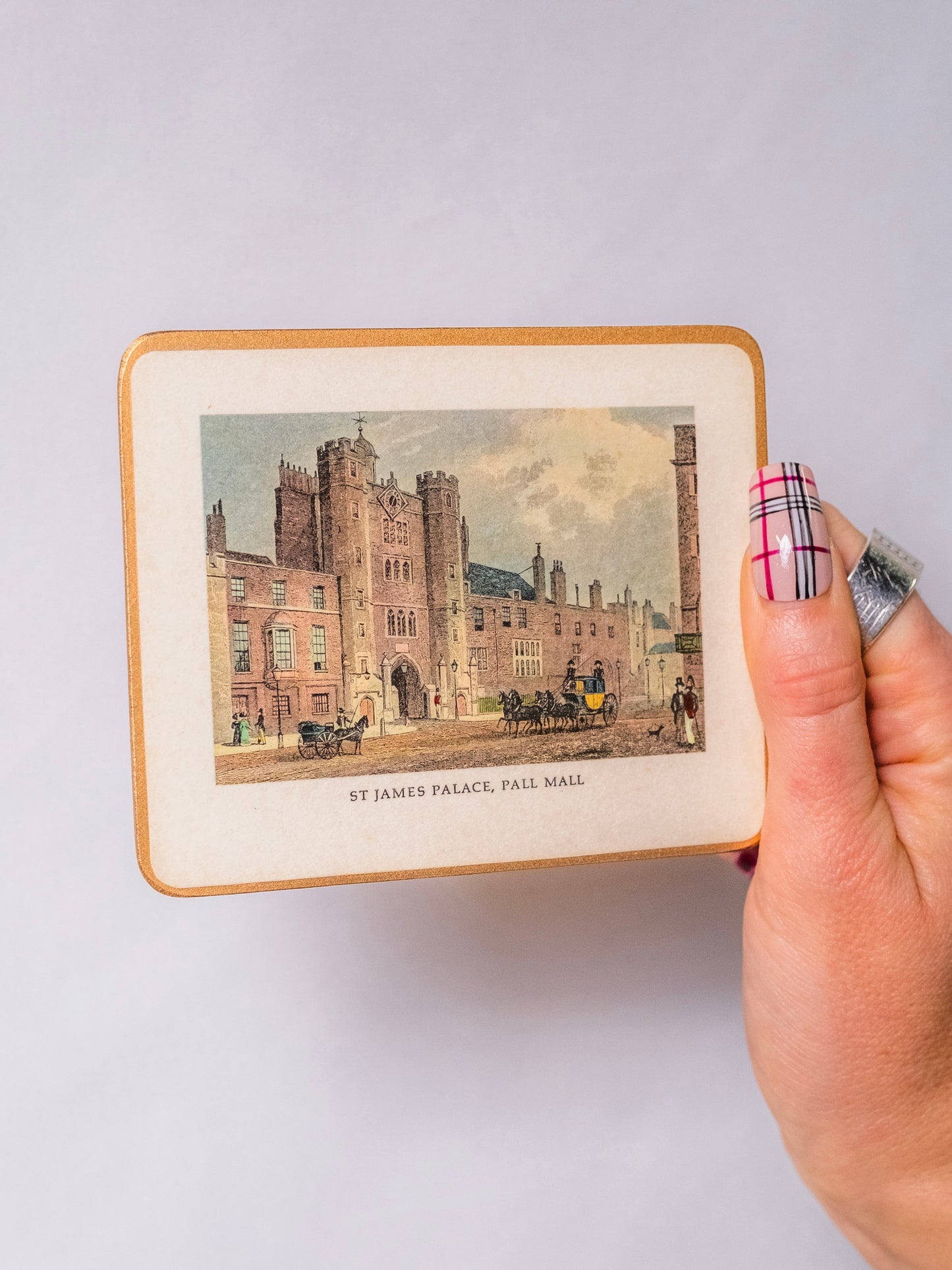 Vintage 1960s Lady Clare Matador Cork Backed Souvenir Coaster Set