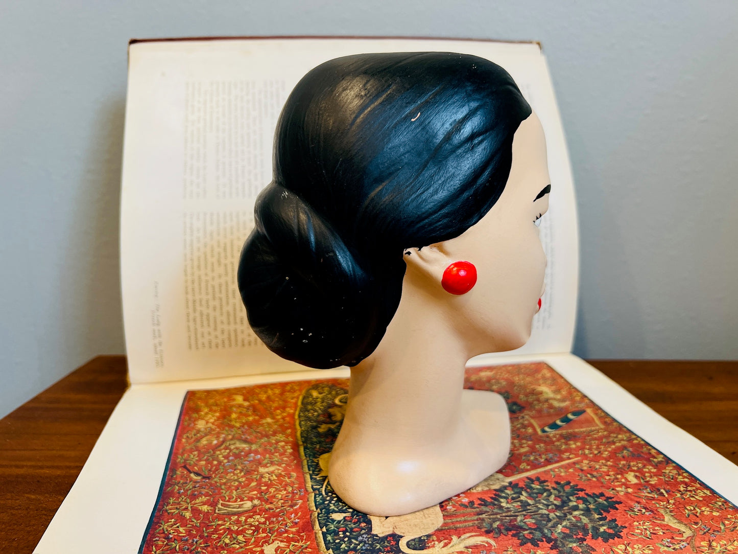 Vintage 1950s/60s Asian Beauty Hand-Painted Bust