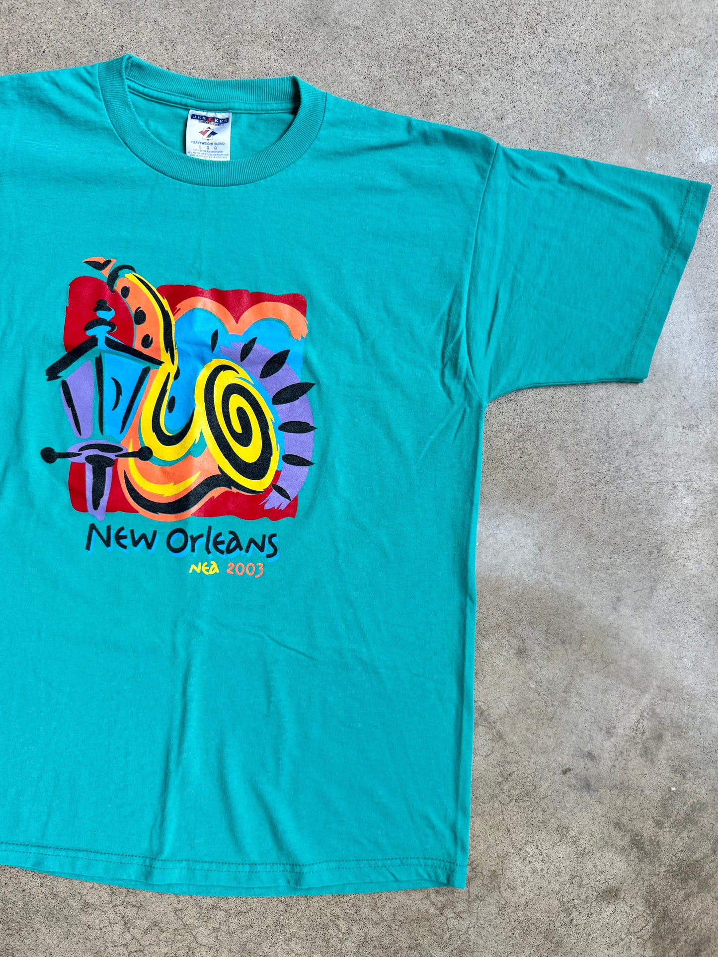 Vintage 2003 NEA New Orleans Graphic Tee | Large