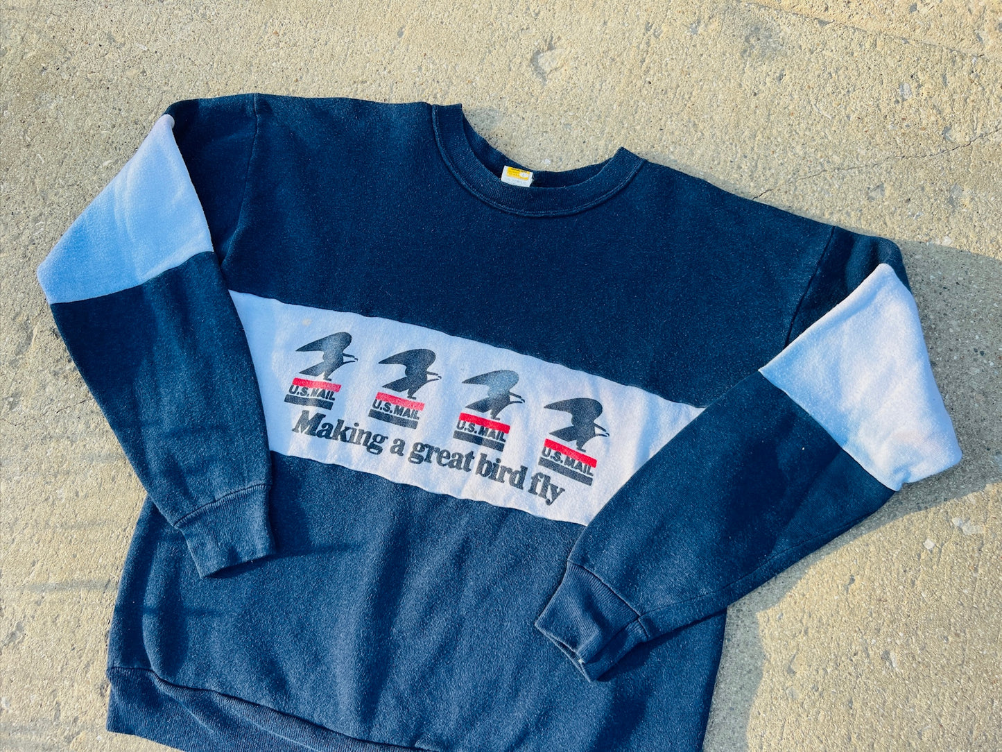 Vintage 1980s U.S. Postal Service Crewneck Sweatshirt | Large