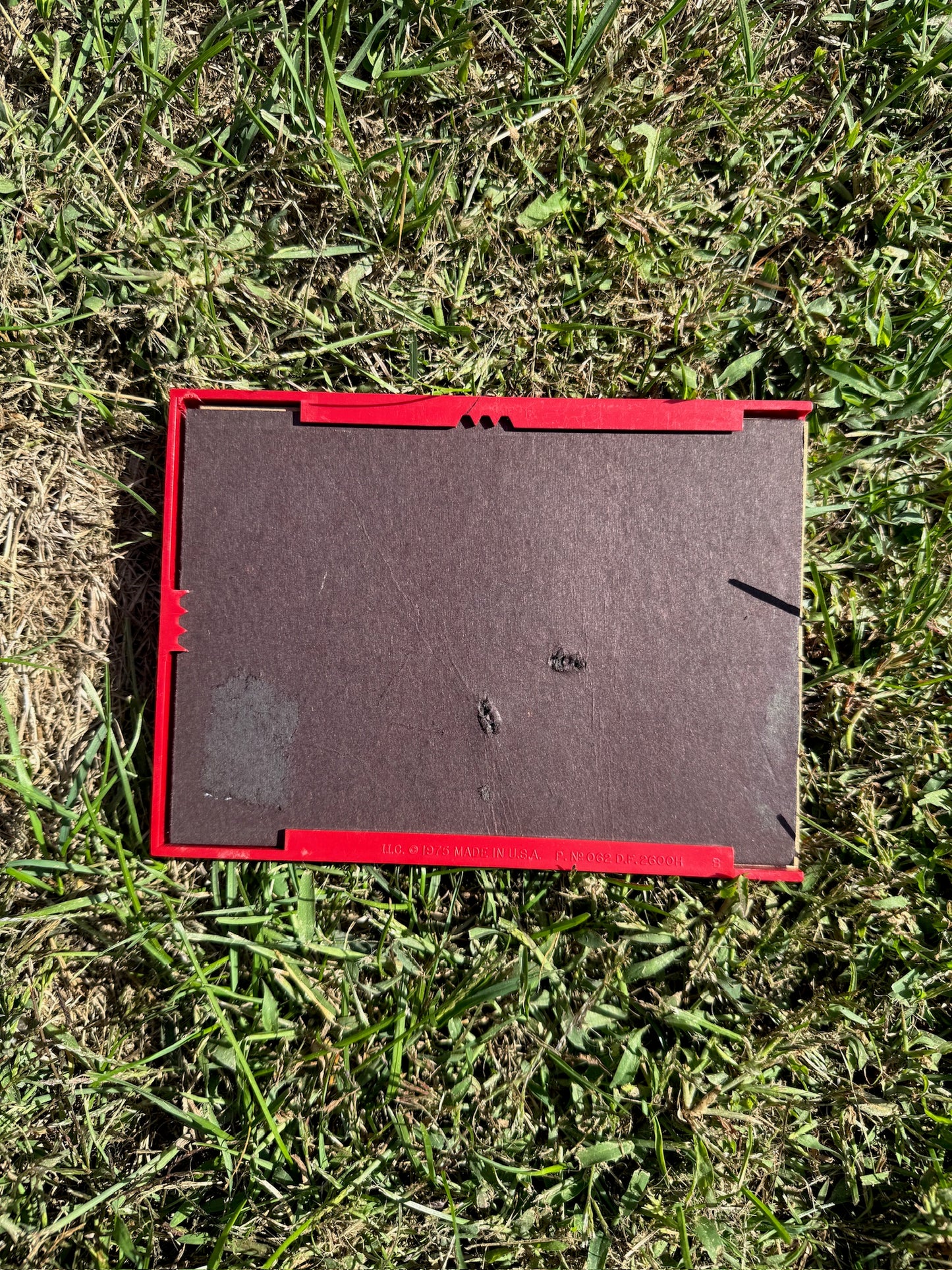 Vintage 1970s Framed & Signed McCaskil Rural Farm Scene Painting on Glass