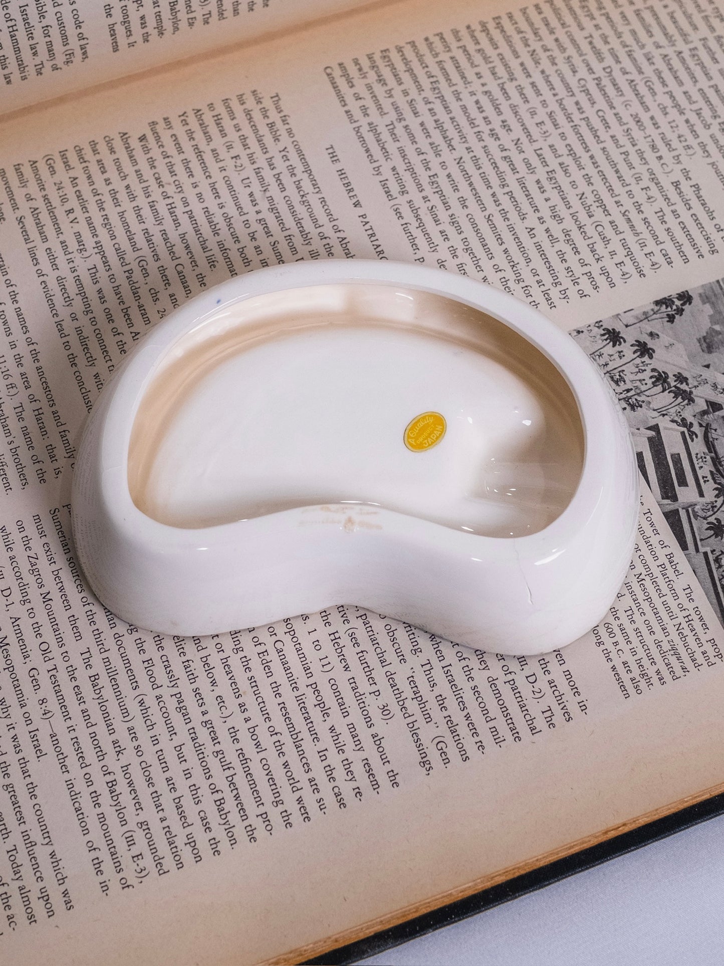 Vintage 1960s Ceramic "We Don't Swim in your Toilet..." Ashtray