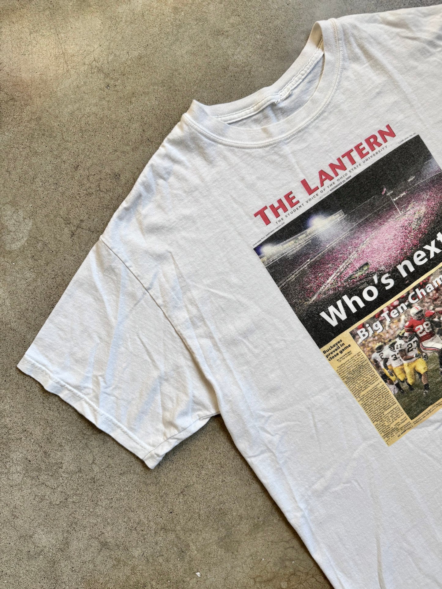 2006 Ohio State The Lantern Student Newspaper Graphic Tee | XL