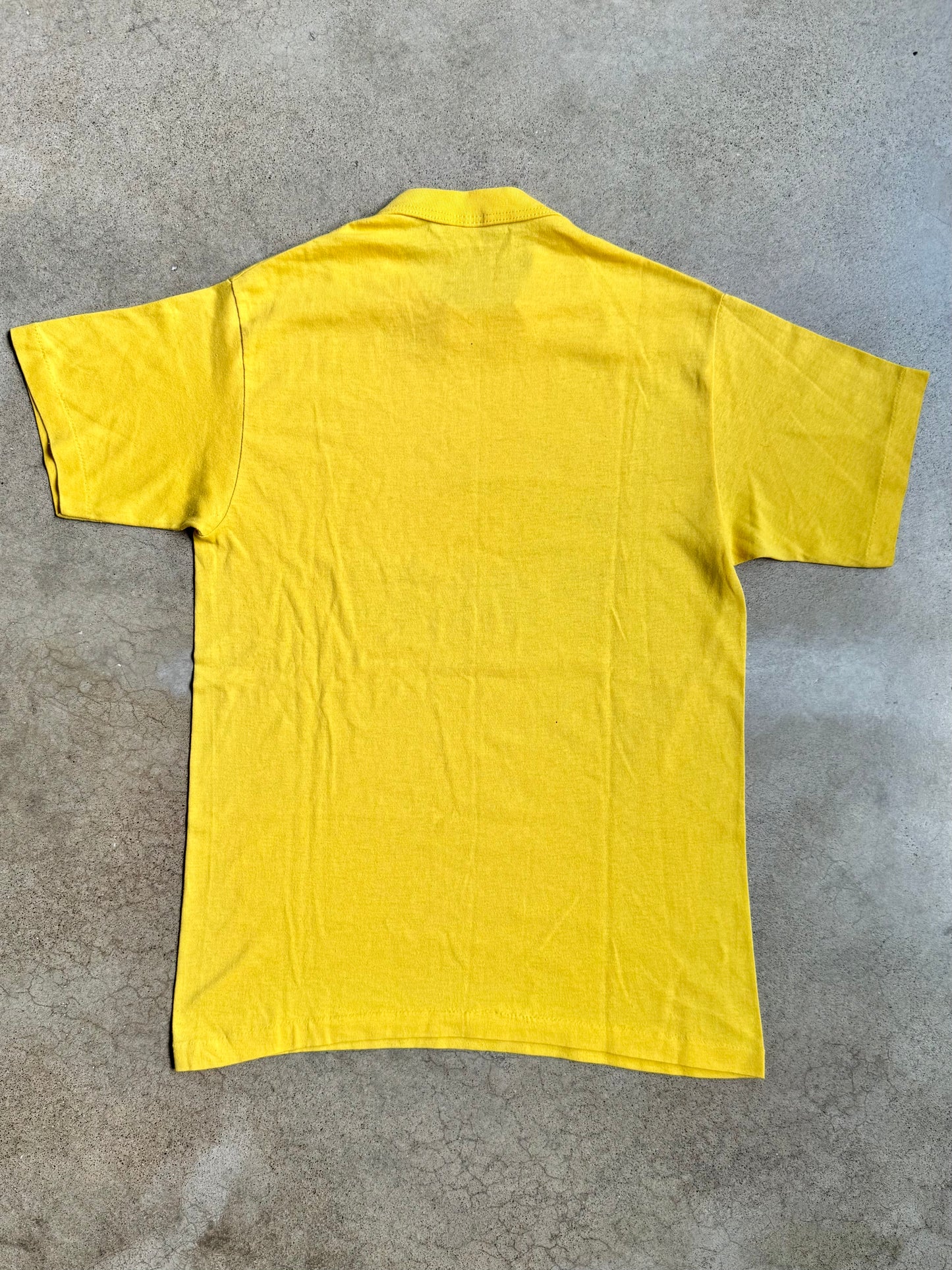Vintage 1980s Yellow Columbus Dispatch Graphic Tee | Medium