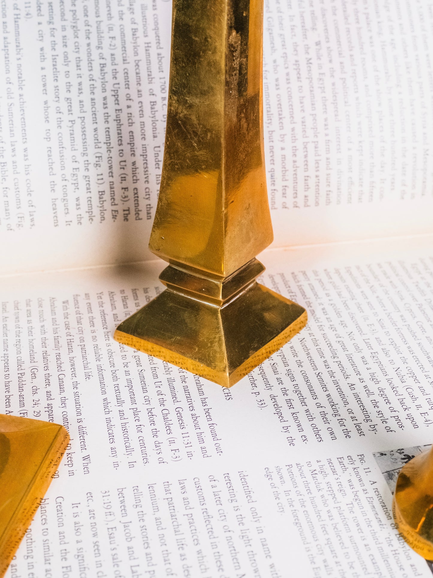Vintage 1950s Solid Brass Candlestick Holders | Set of 3