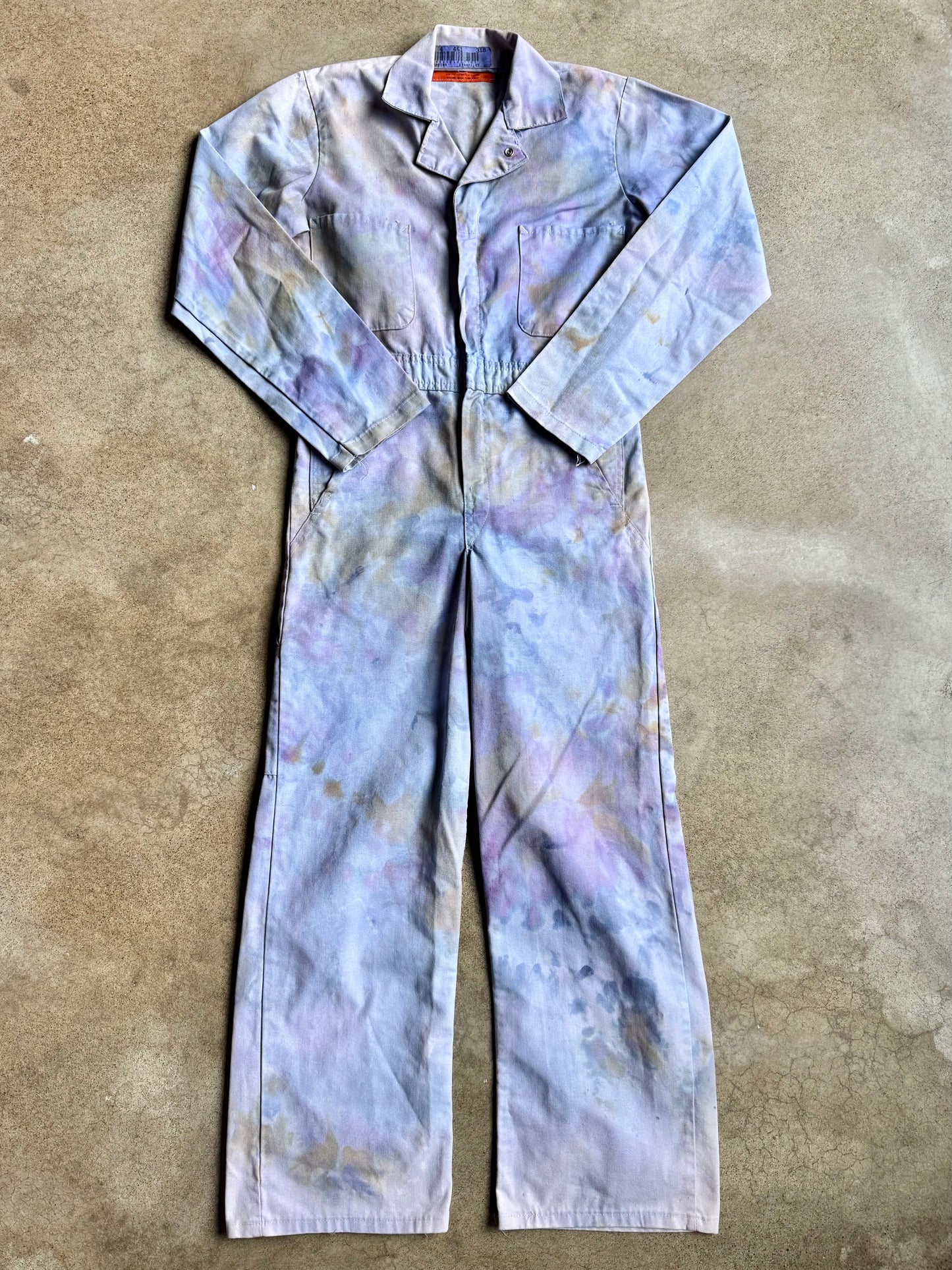 Red Kap Mechanic Handmade Tie Dye Coveralls | 32R