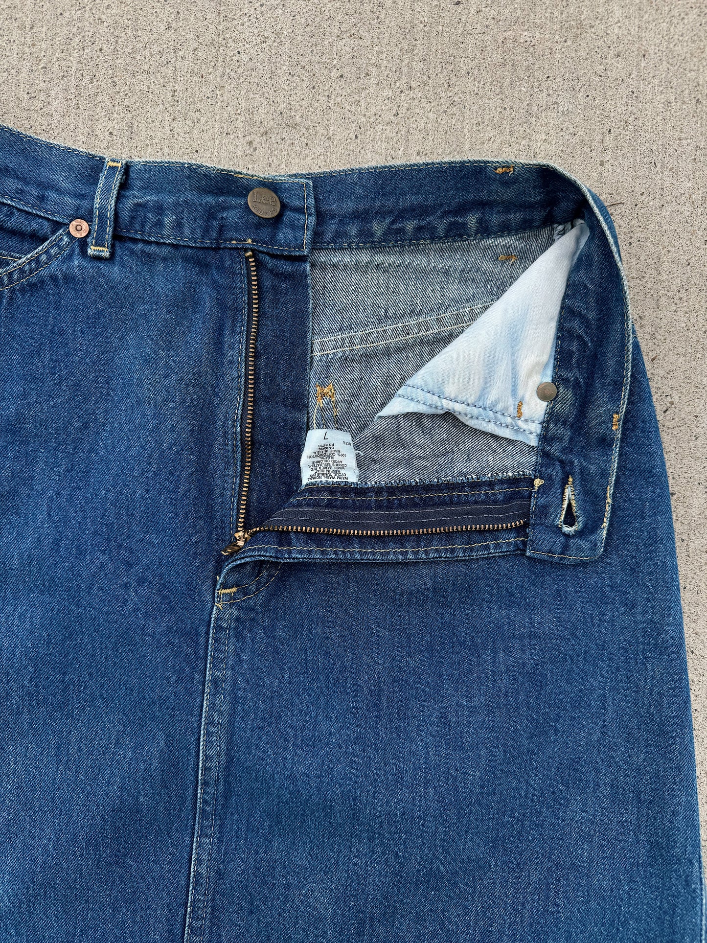 Vintage Lee Denim Mini Skirt