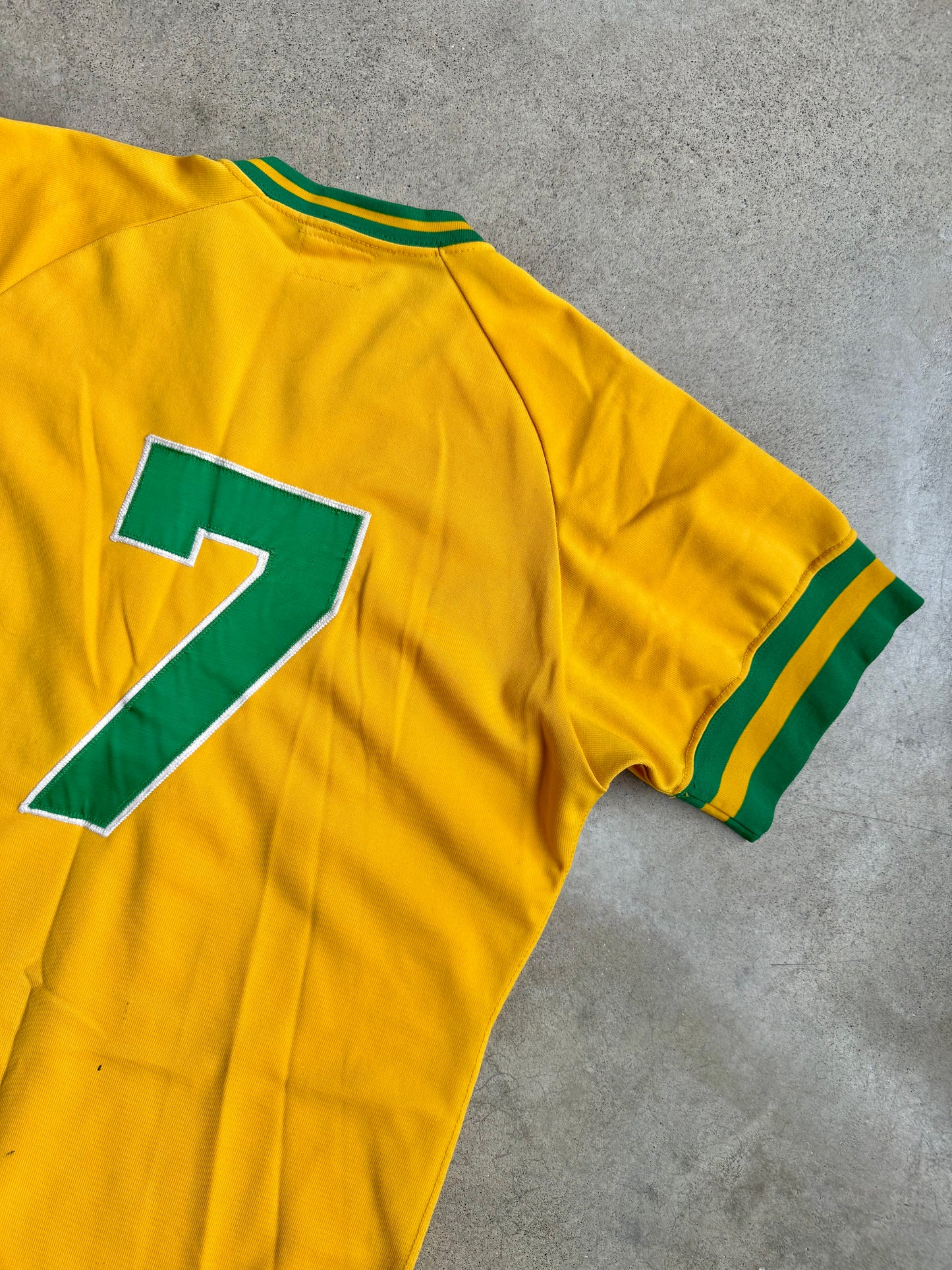 Vintage 1980s Wilson Klingbeil Management #7 Baseball Jersey | M/L