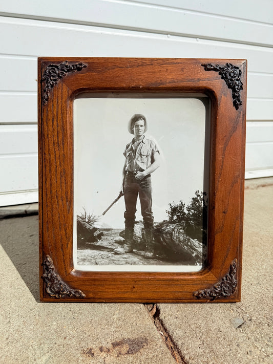 Vintage 1960s Wood Framed Original "Home from the Hill" George Peppard Movie Test Photograph