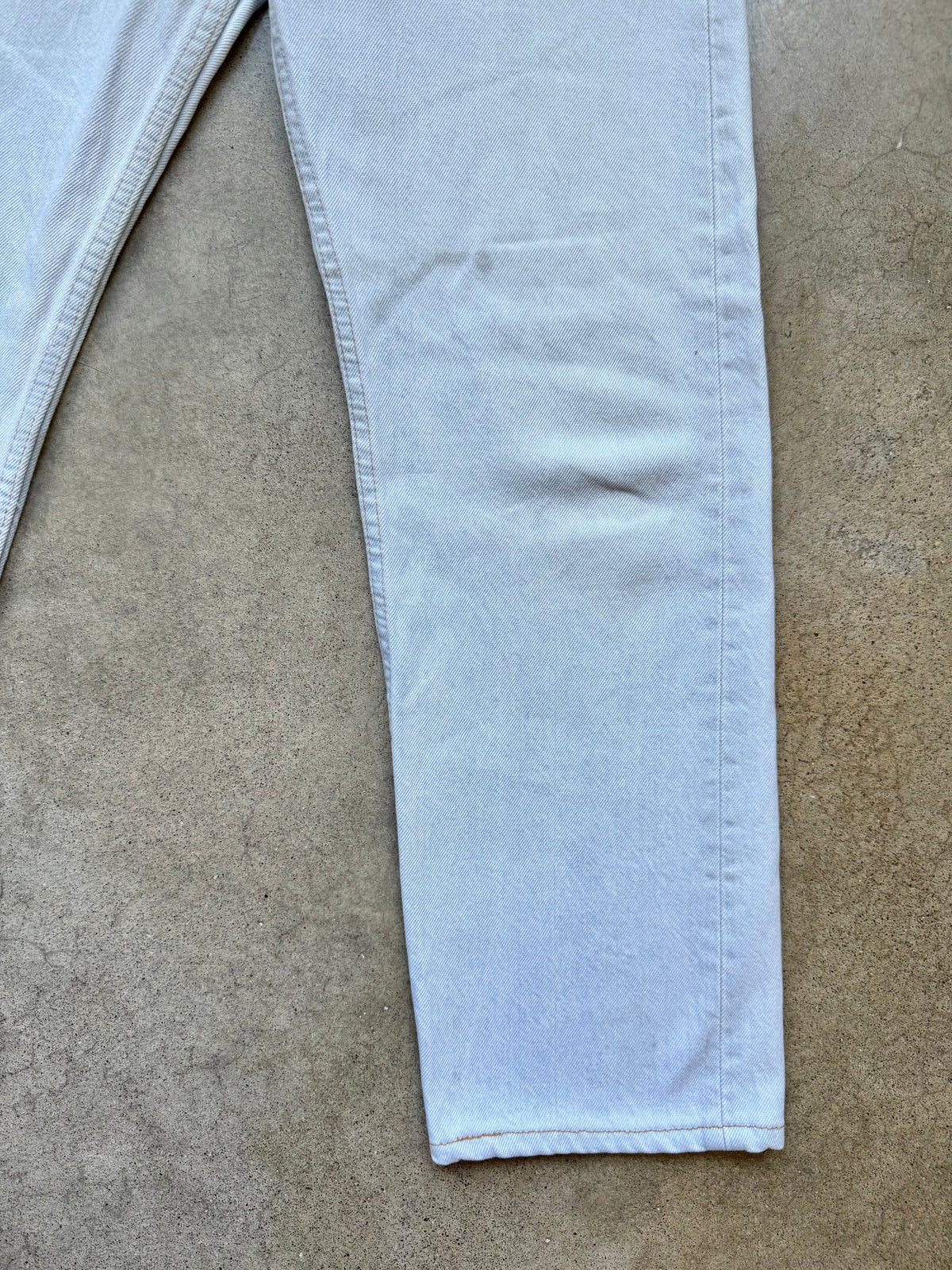 Vintage 1980s/90s Levi’s 501 Bleached Light Wash Straight Leg Jeans | 30x30
