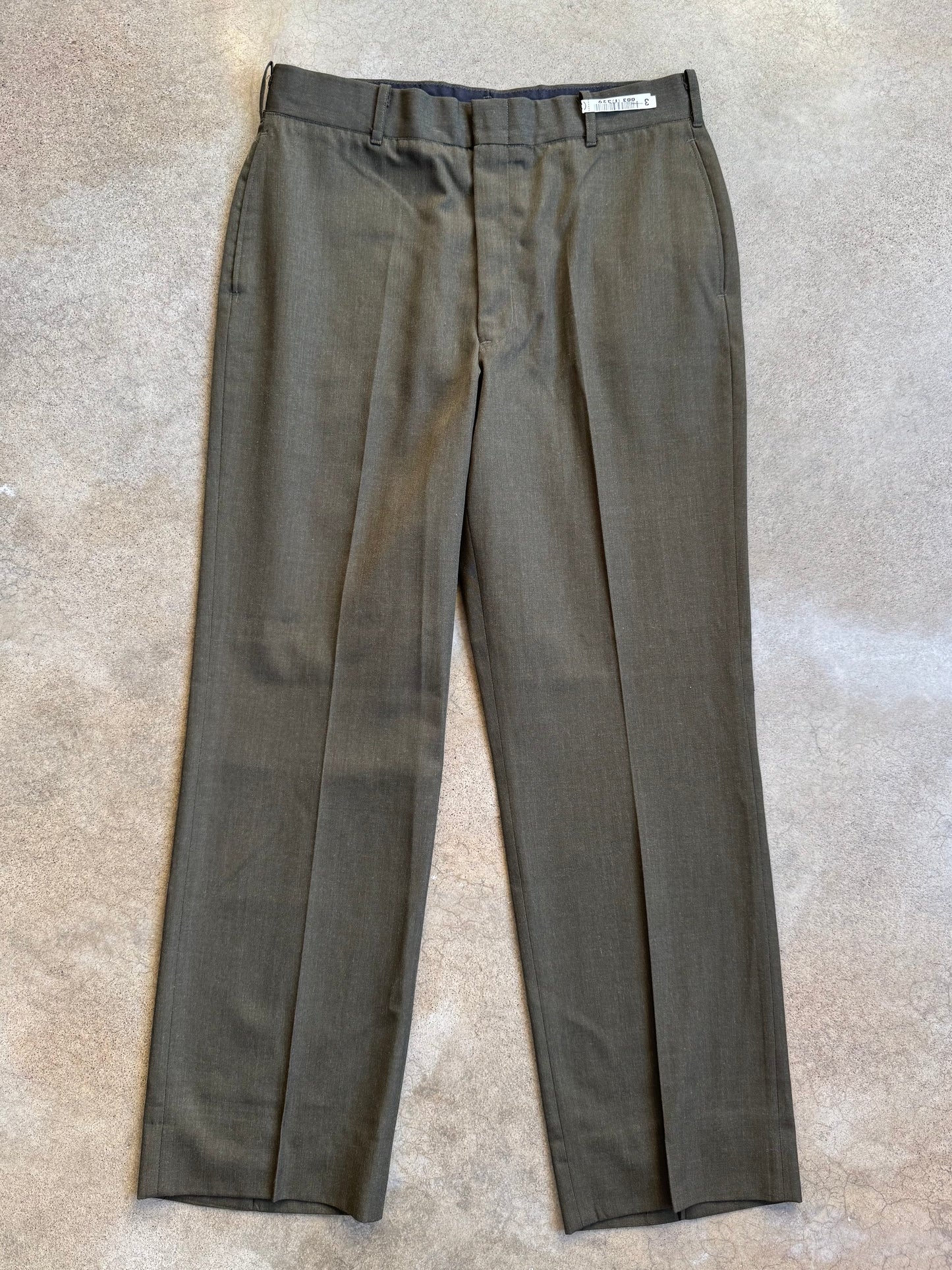 Vintage 1980s U.S. Marine Corps. Military Issue Wool Two-Piece Dress Suit | 37L