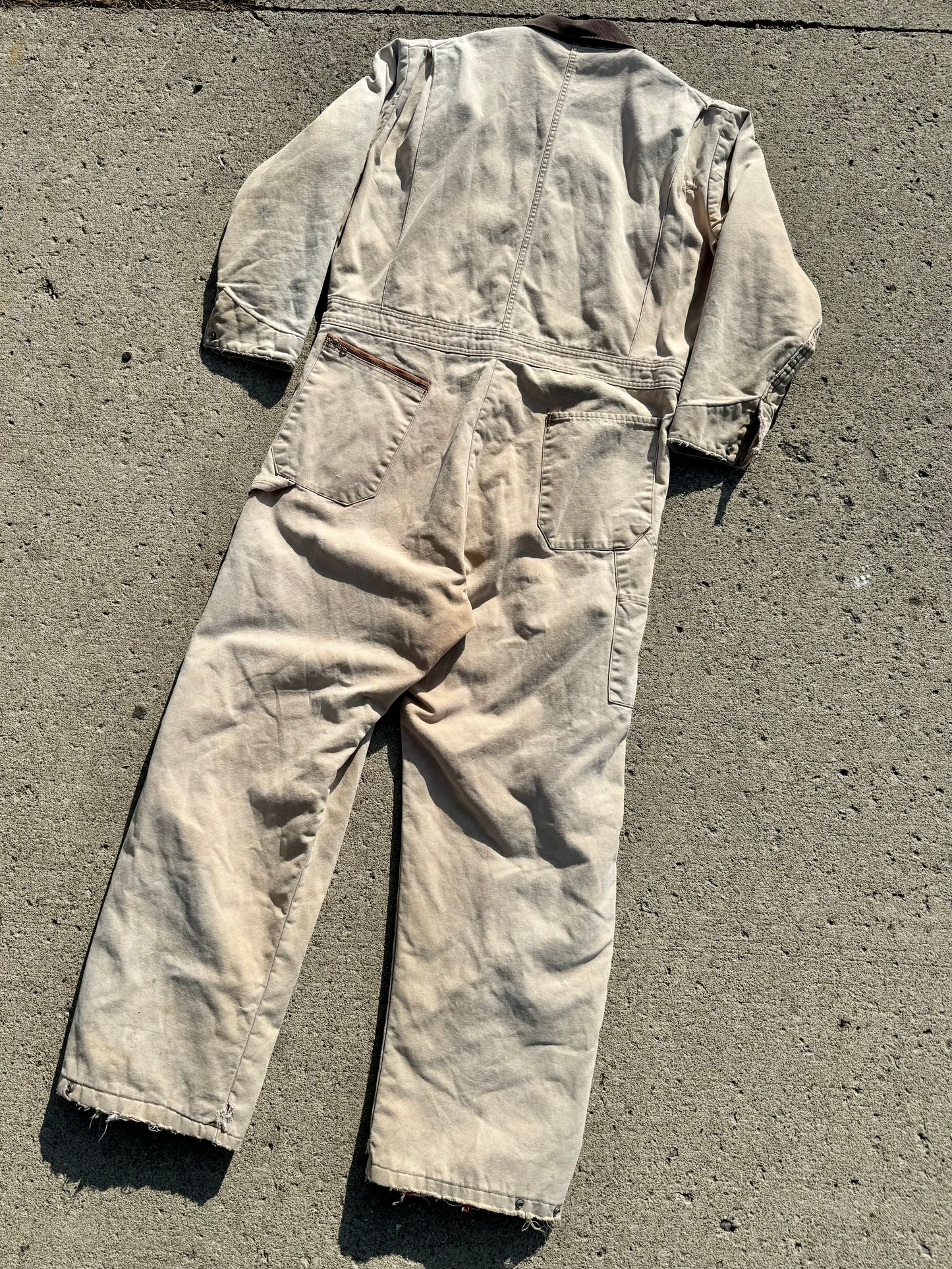 Vintage Dickies Insulated Worn Canvas Coveralls | Medium