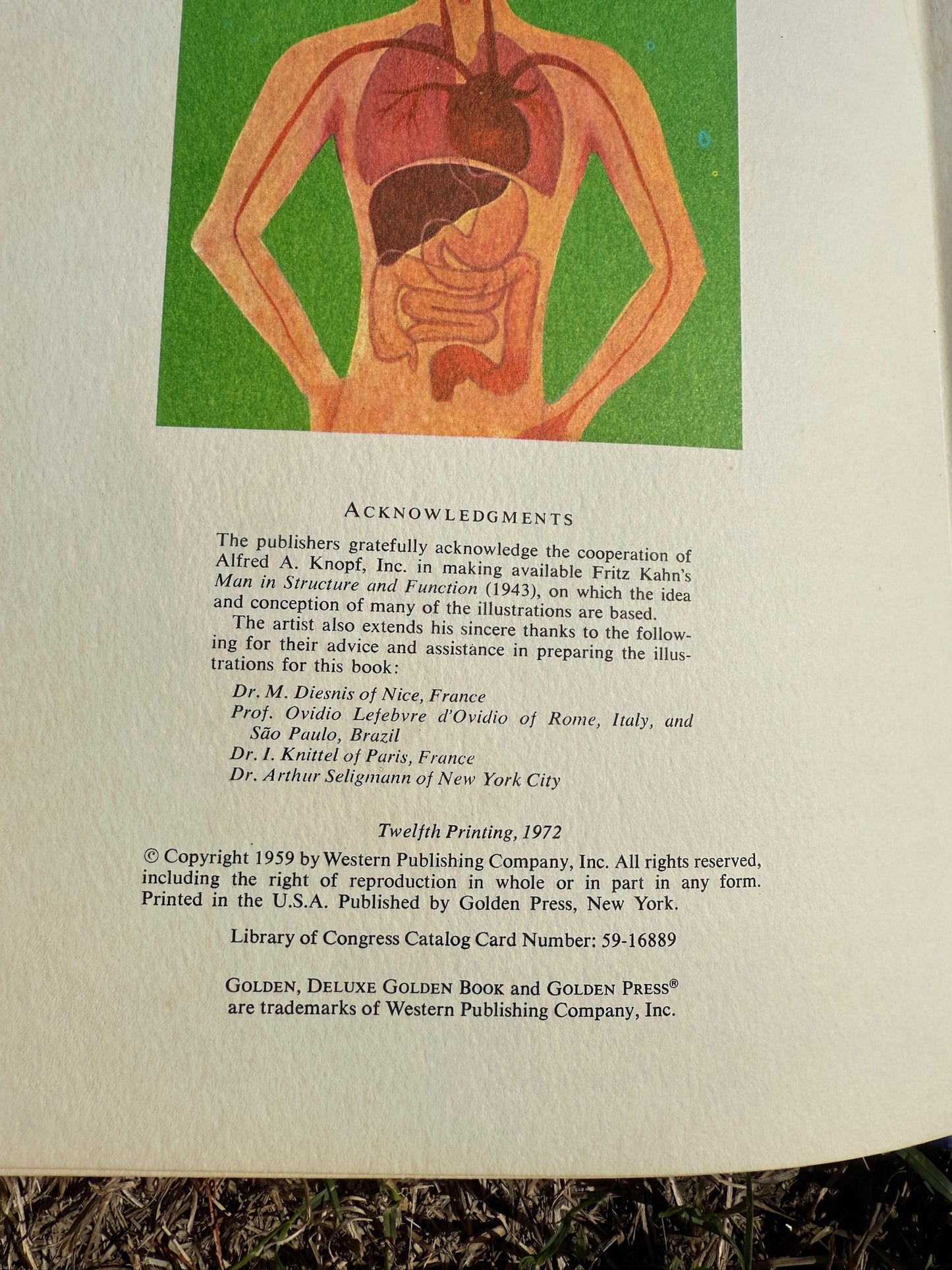 Vintage 1970s The Human Body Textbook