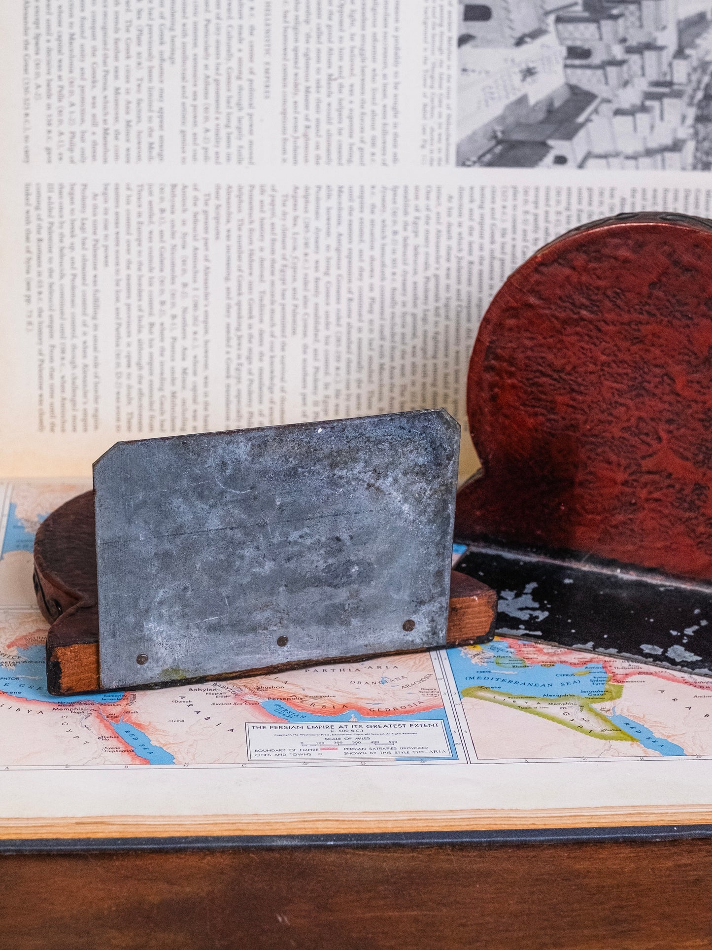 Vintage 1930s Art Nouveau-Style Bookends | Set of 2