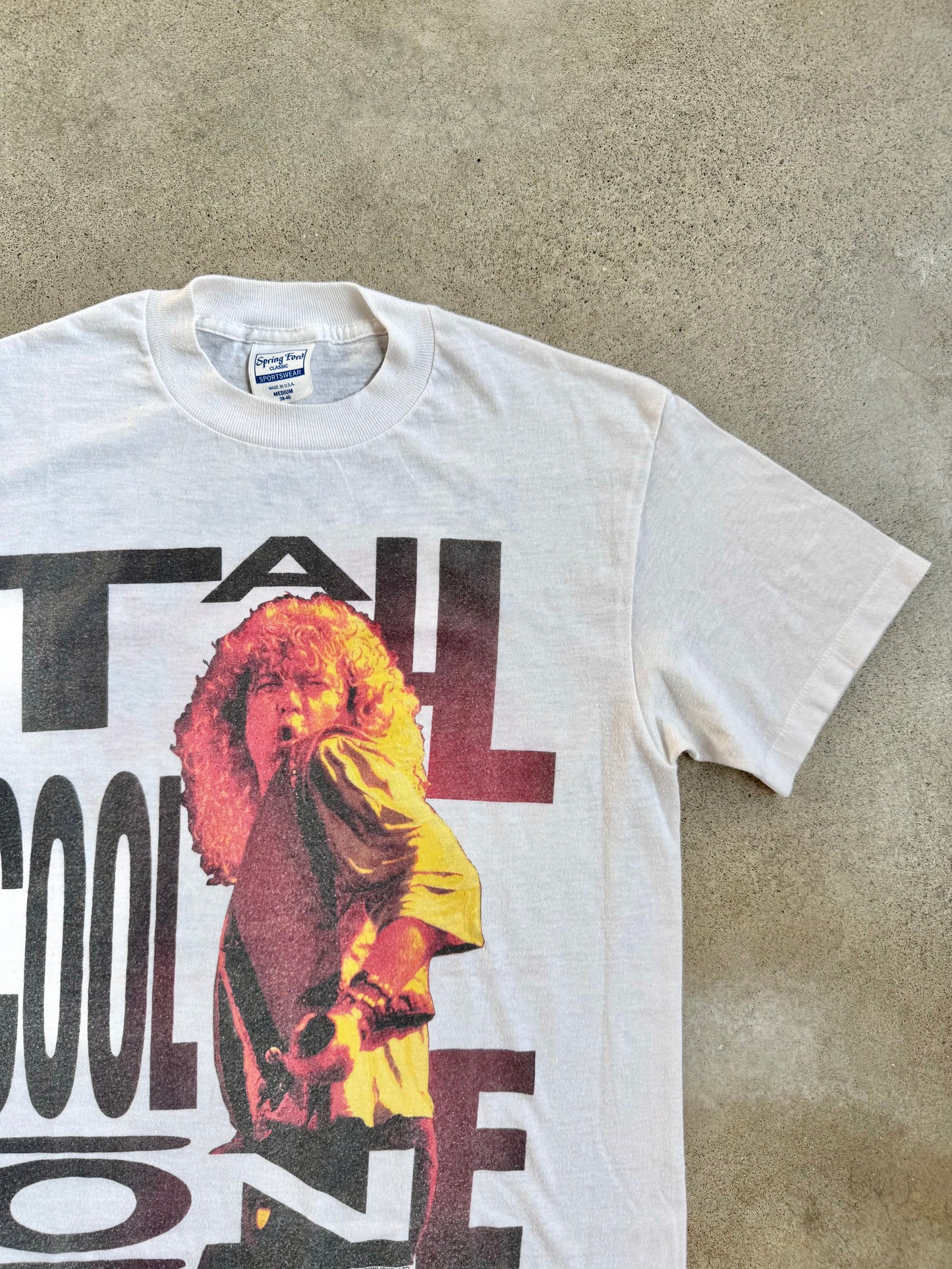 Vintage 1988 Robert Plant “Tall Cool One” Non Stop Go Tour Tee | Medium