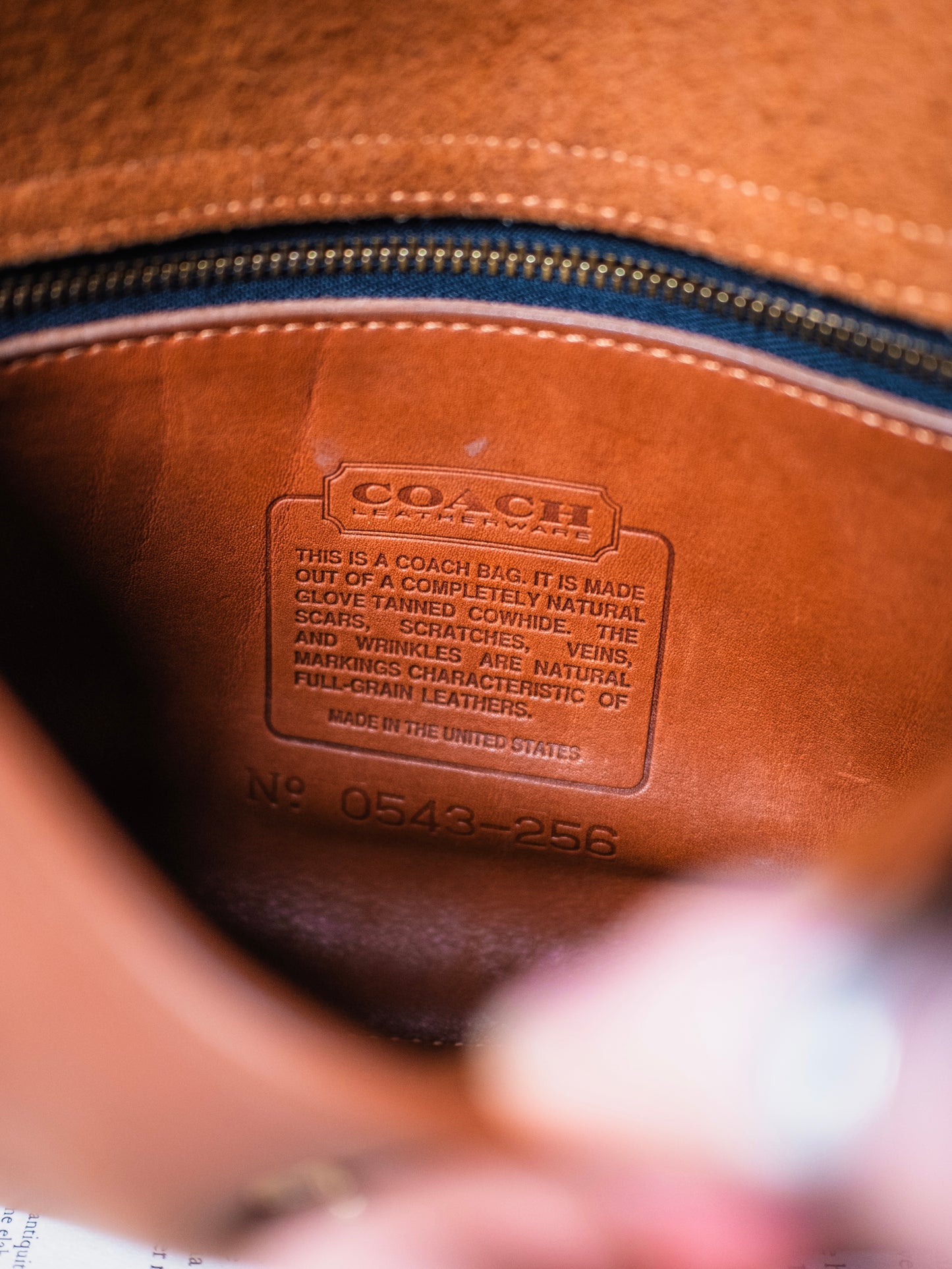 Vintage 1990s Coach Chrystie Bag | British Tan Style No. 9892