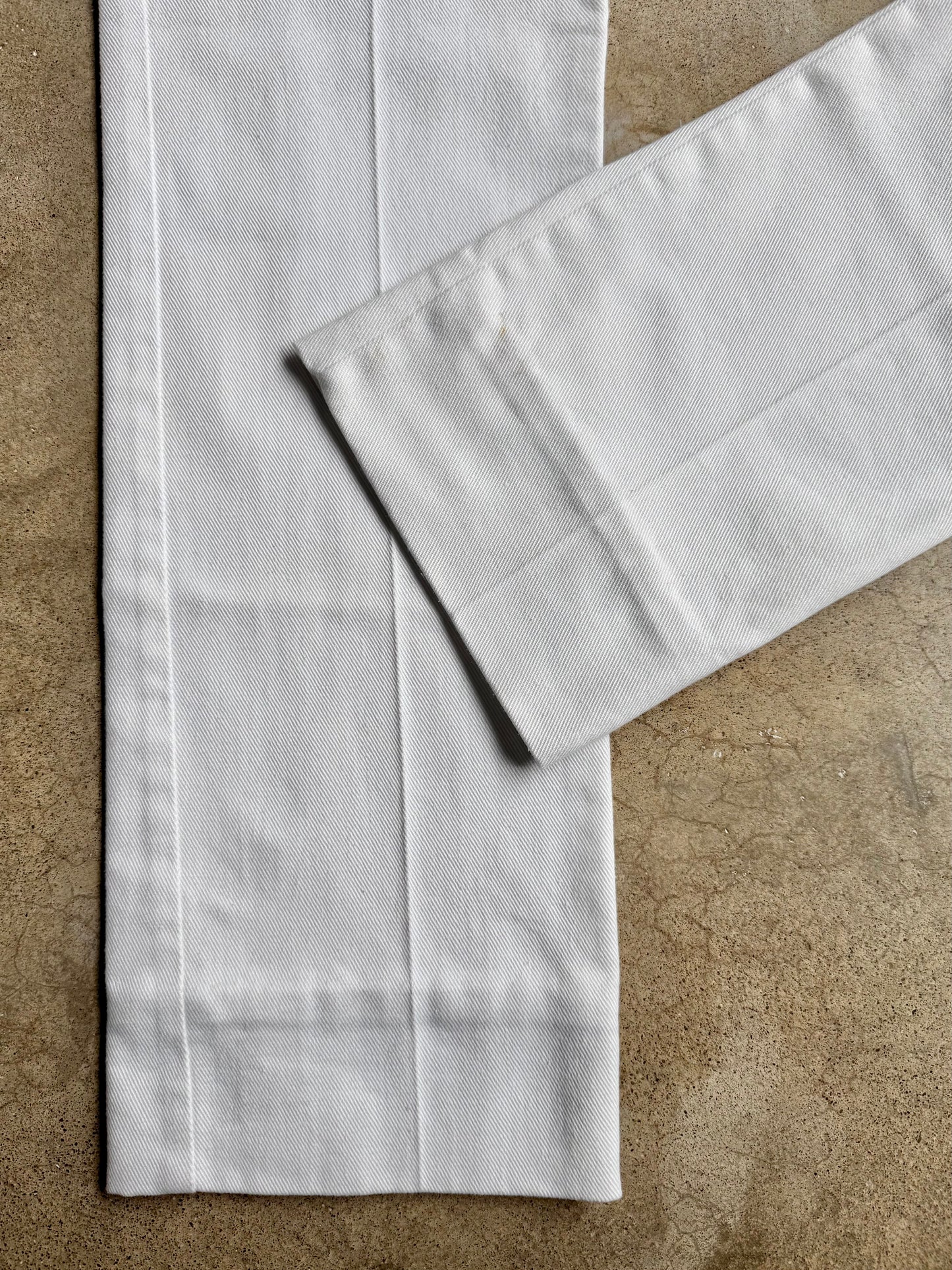 Vintage 1970s Levi’s Sta-Prest White Jeans | Waist 31”