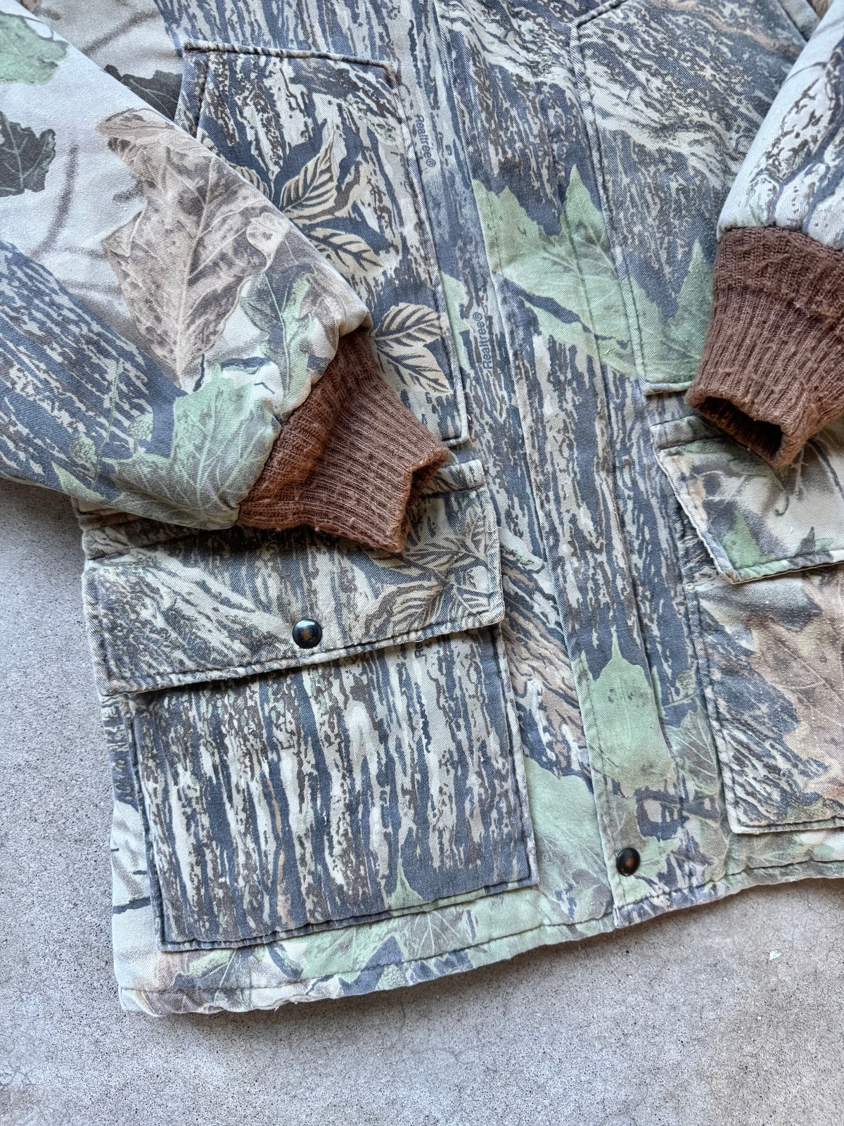 Vintage 1980s Walls Blizzard-Pruf Realtree Camo Insulated Hunting Jacket | Large