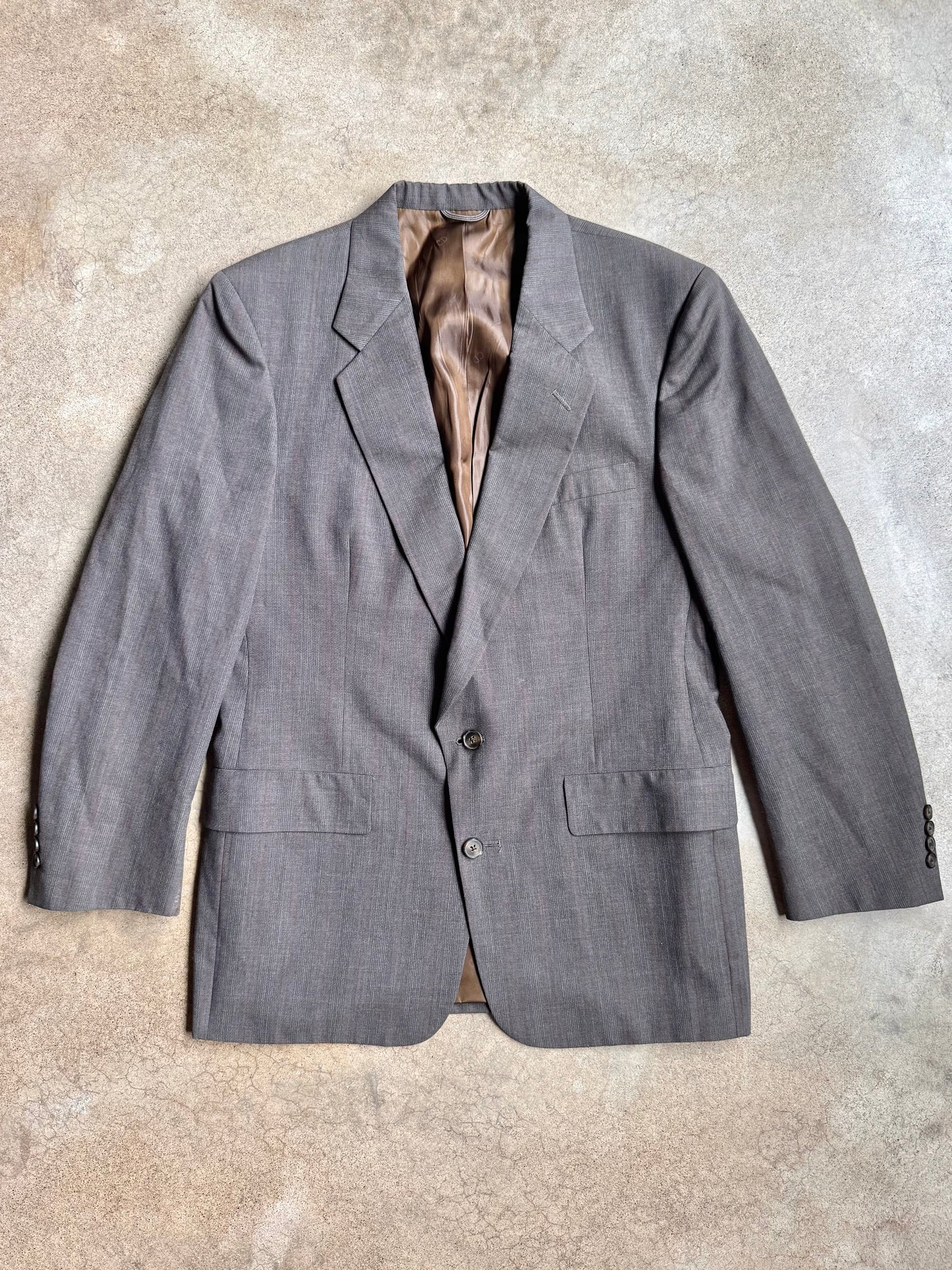 Vintage 1980s Christian Dior Brown Suit Jacket | 40
