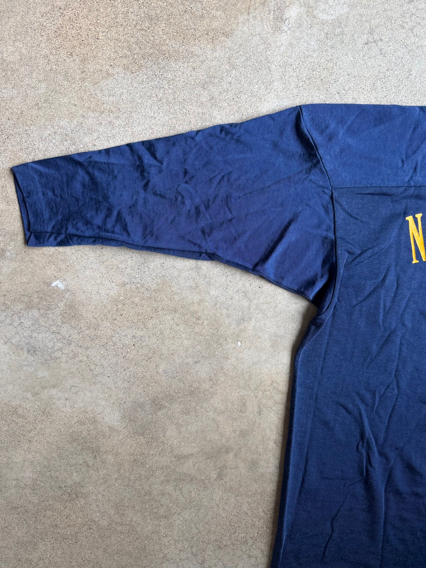 Vintage 1980s Champion Notre Dame Athletic Football Tee | XL