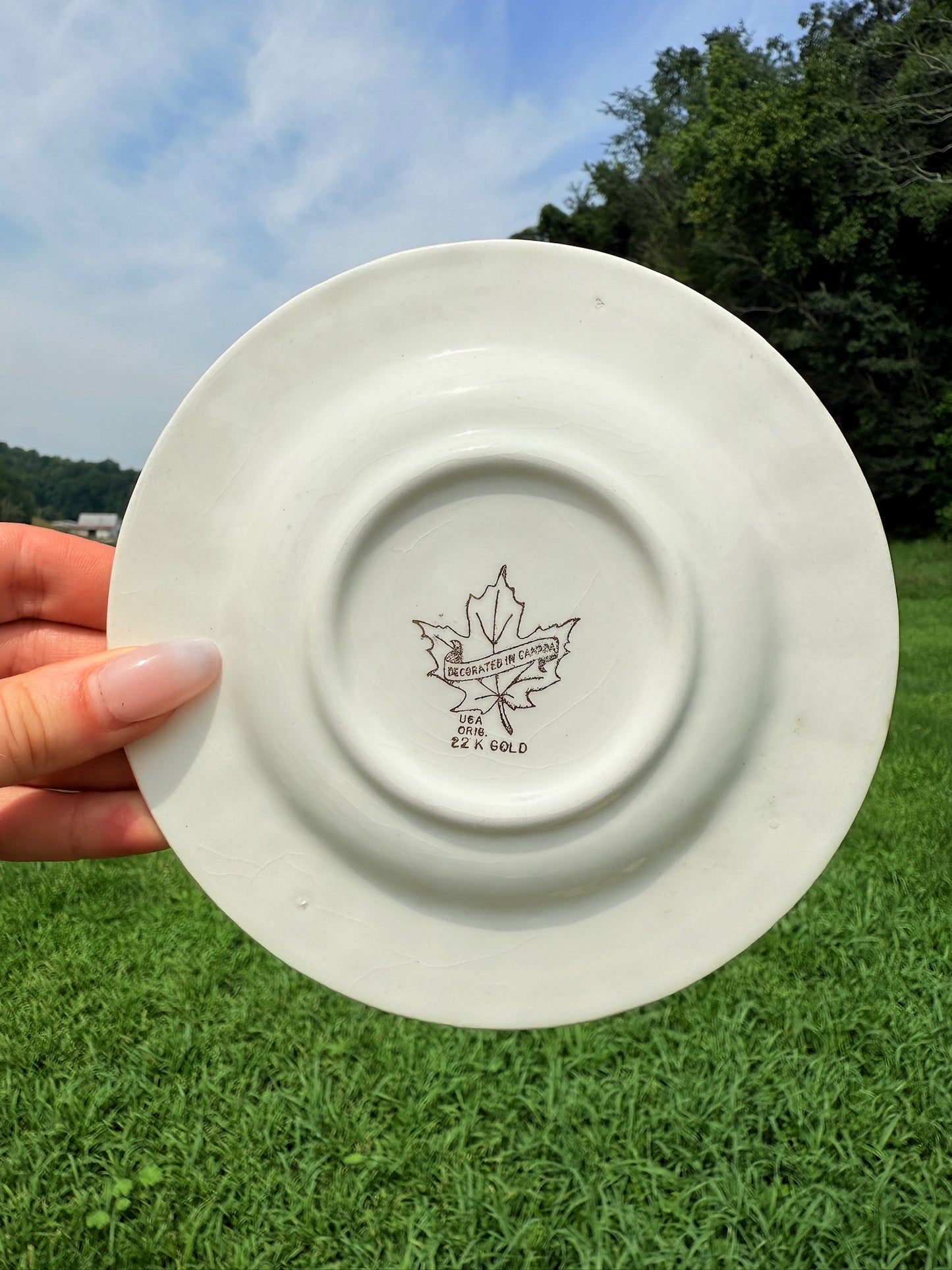 Vintage 1950s "Goodbye, Cruel World" Ceramic Ashtray