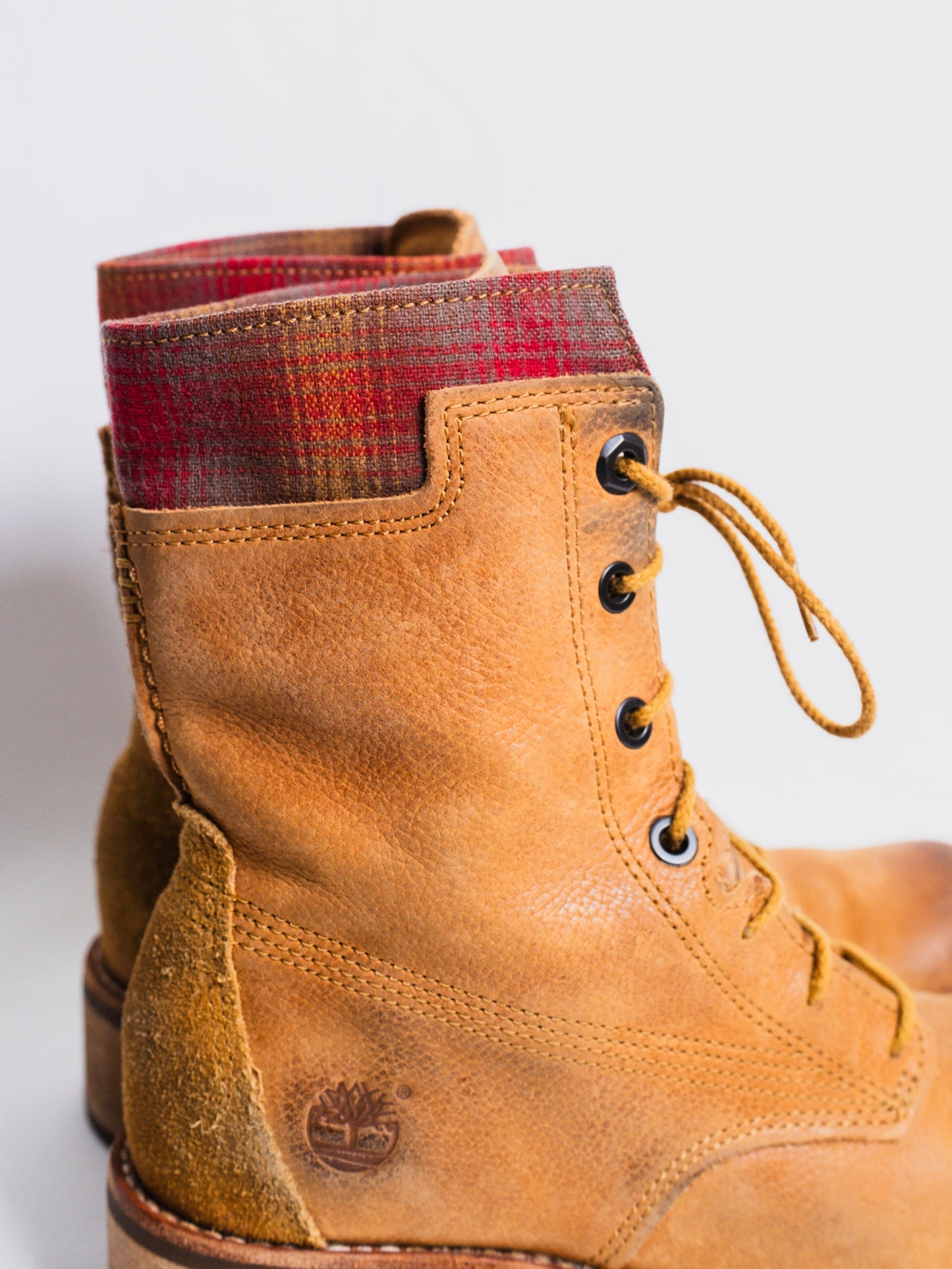Pendleton x Timberland Worn Leather Lace-Up Boots | Women’s 6