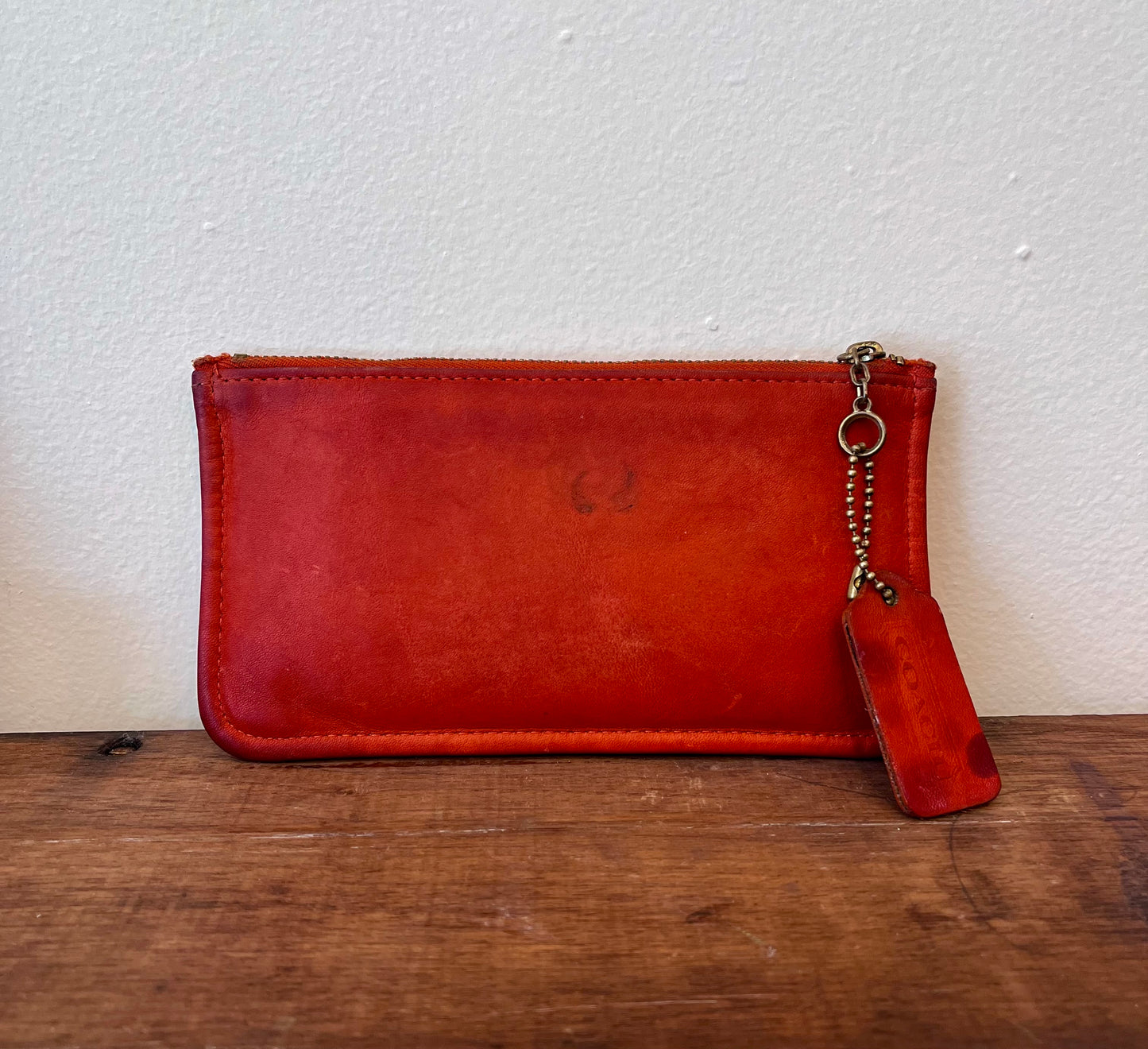 Vintage Coach (7170) Skinny Case | Tangerine Orange