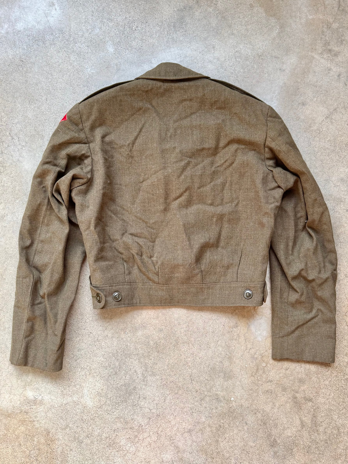 Vintage 1950s Military U.S. Army Wool Ike Jacket | 38R
