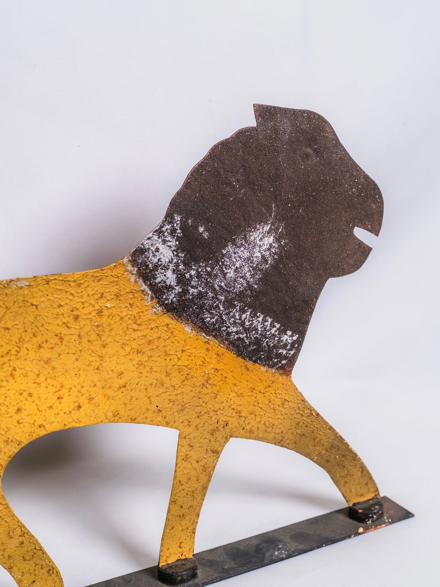 Antique Rustic Metal Carnival Animal Target