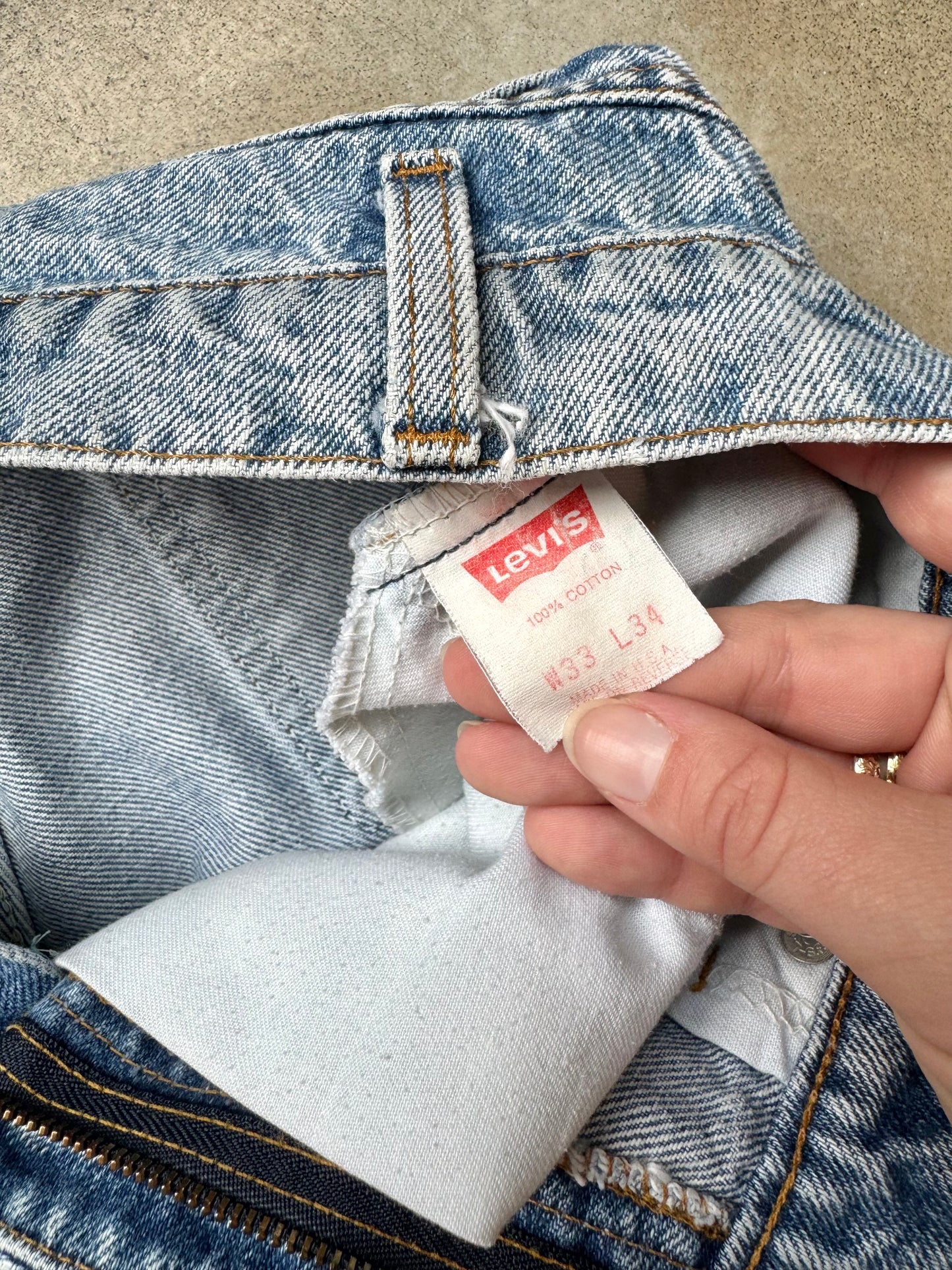 Vintage 1980s/90s Levi’s Orange Tab 506 Straight Fit Jeans | 33x34