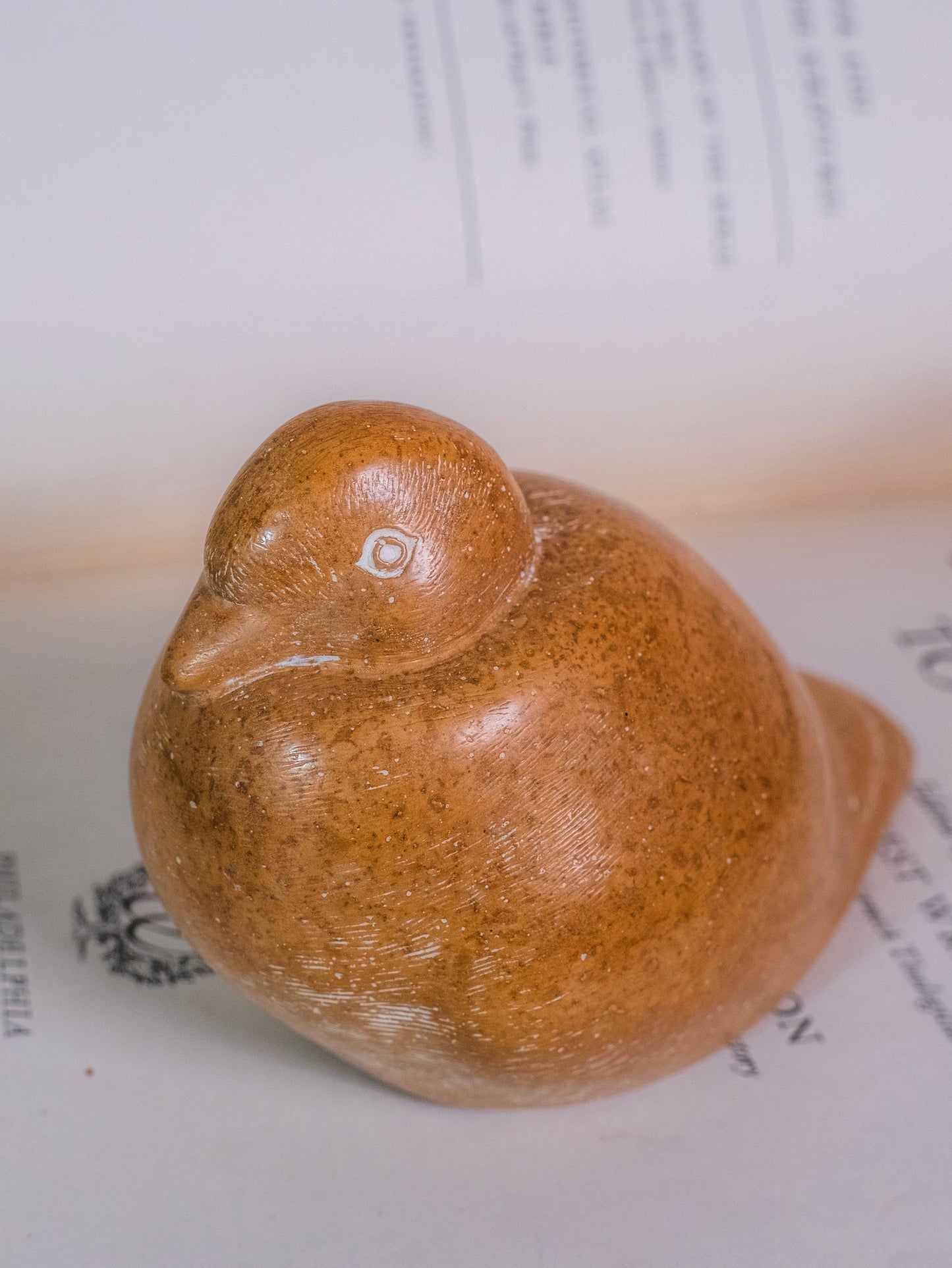 Vintage 1950s Islay Grimes Cast Stone Bird Sculpture