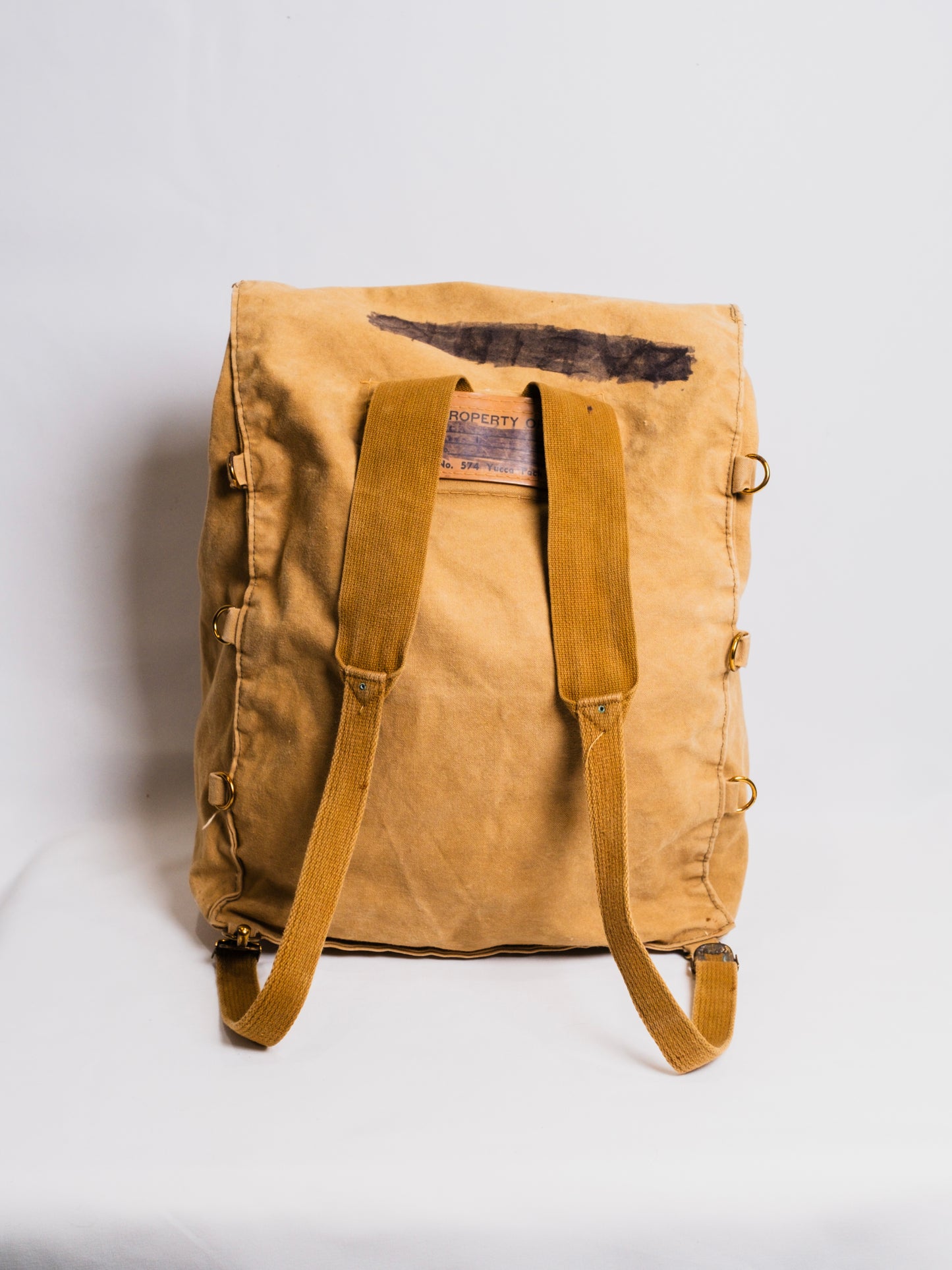 Vintage 1950s Boys Scouts Yucca Pack Canvas Backpack