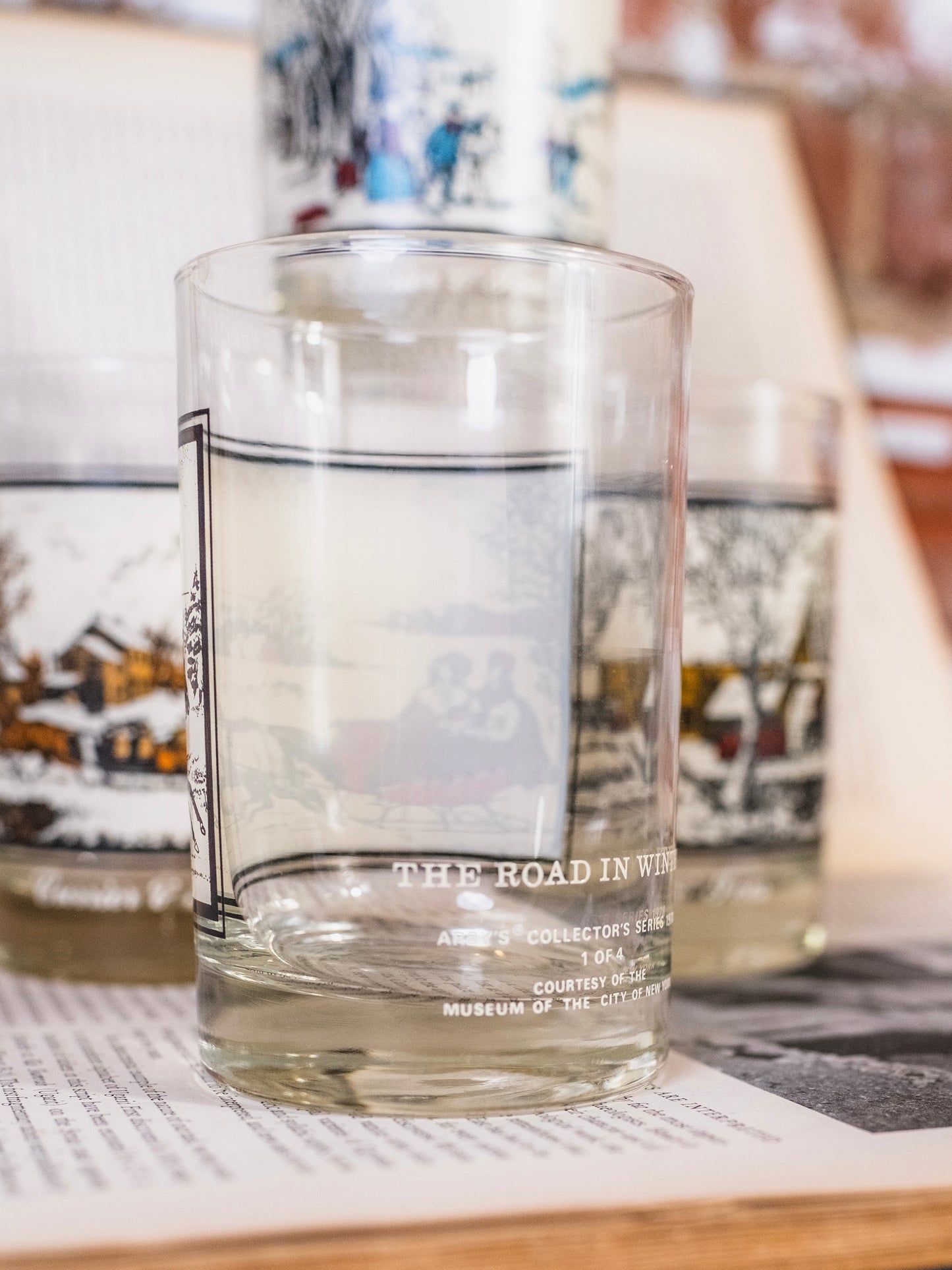 Vintage 1978 Currier & Ives Arby’s Collector’s Series Glasses | Set of 4