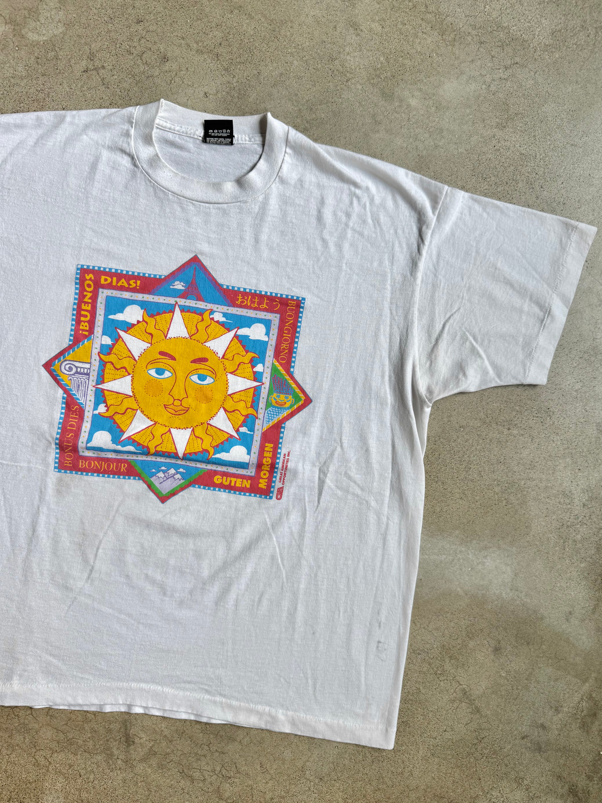 Vintage 1990s Great American Opportunities “Good Morning, Good Night” Graphic Tee | XXL