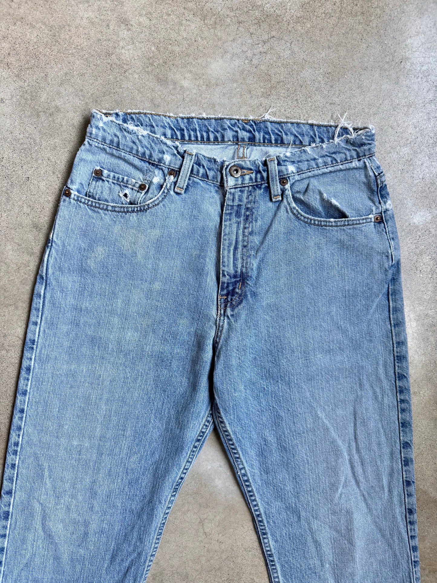 Vintage 1990s Polo Jeans Co. Classic Relaxed Distressed Jeans | 31x30
